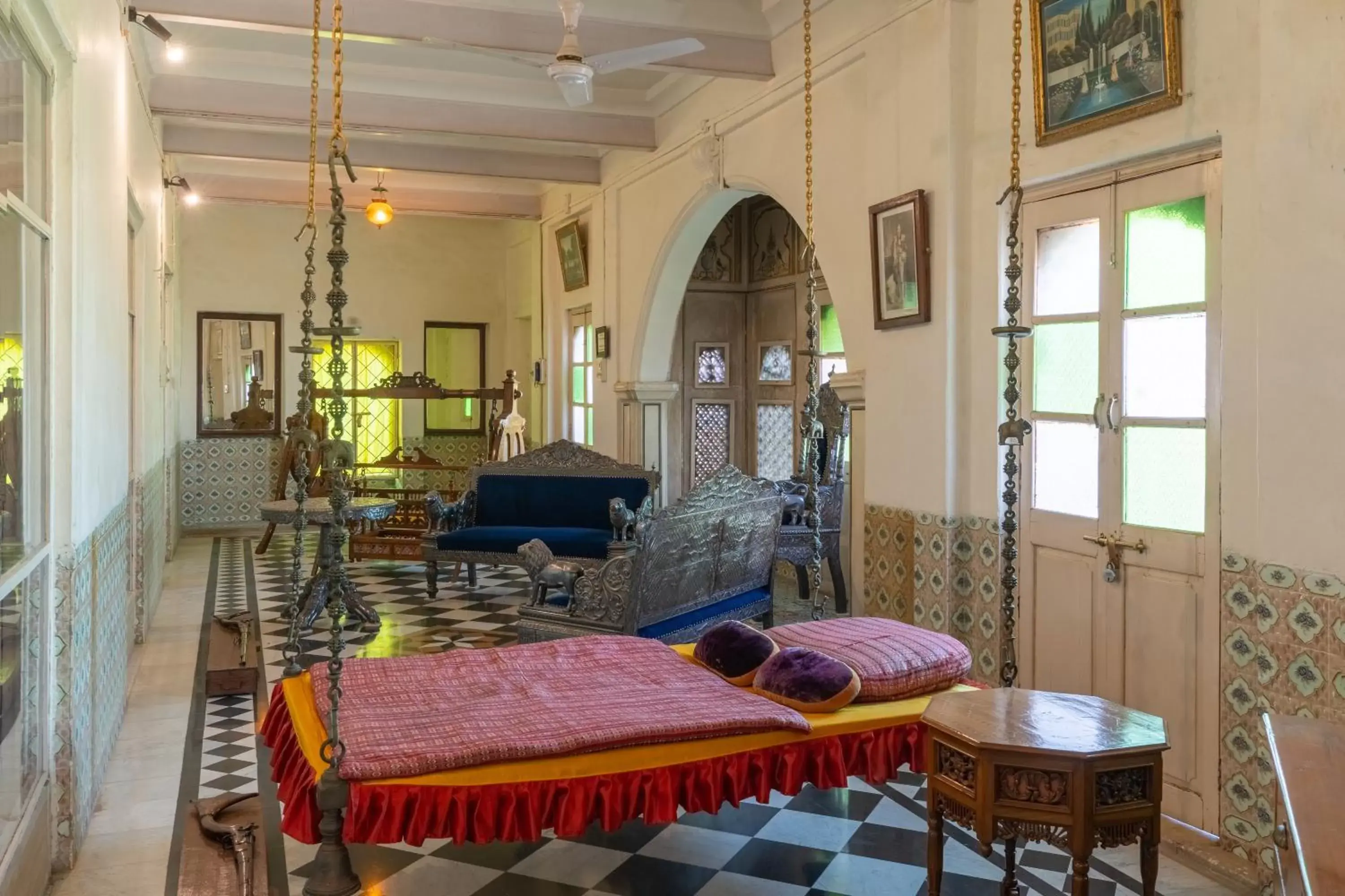 Property building, Seating Area in WelcomHeritage Mandir Palace