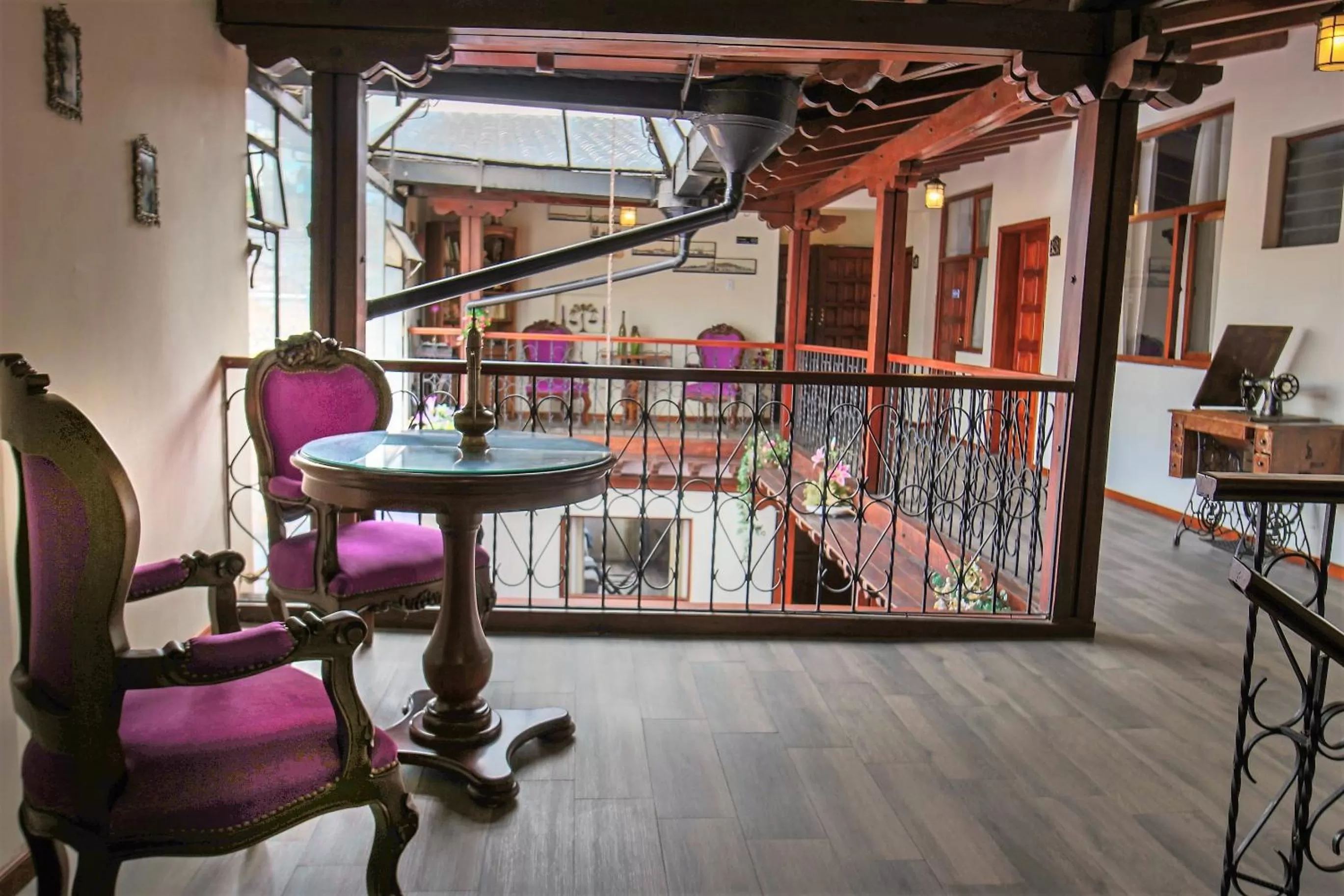 Decorative detail in Hotel Colonial San Agustin