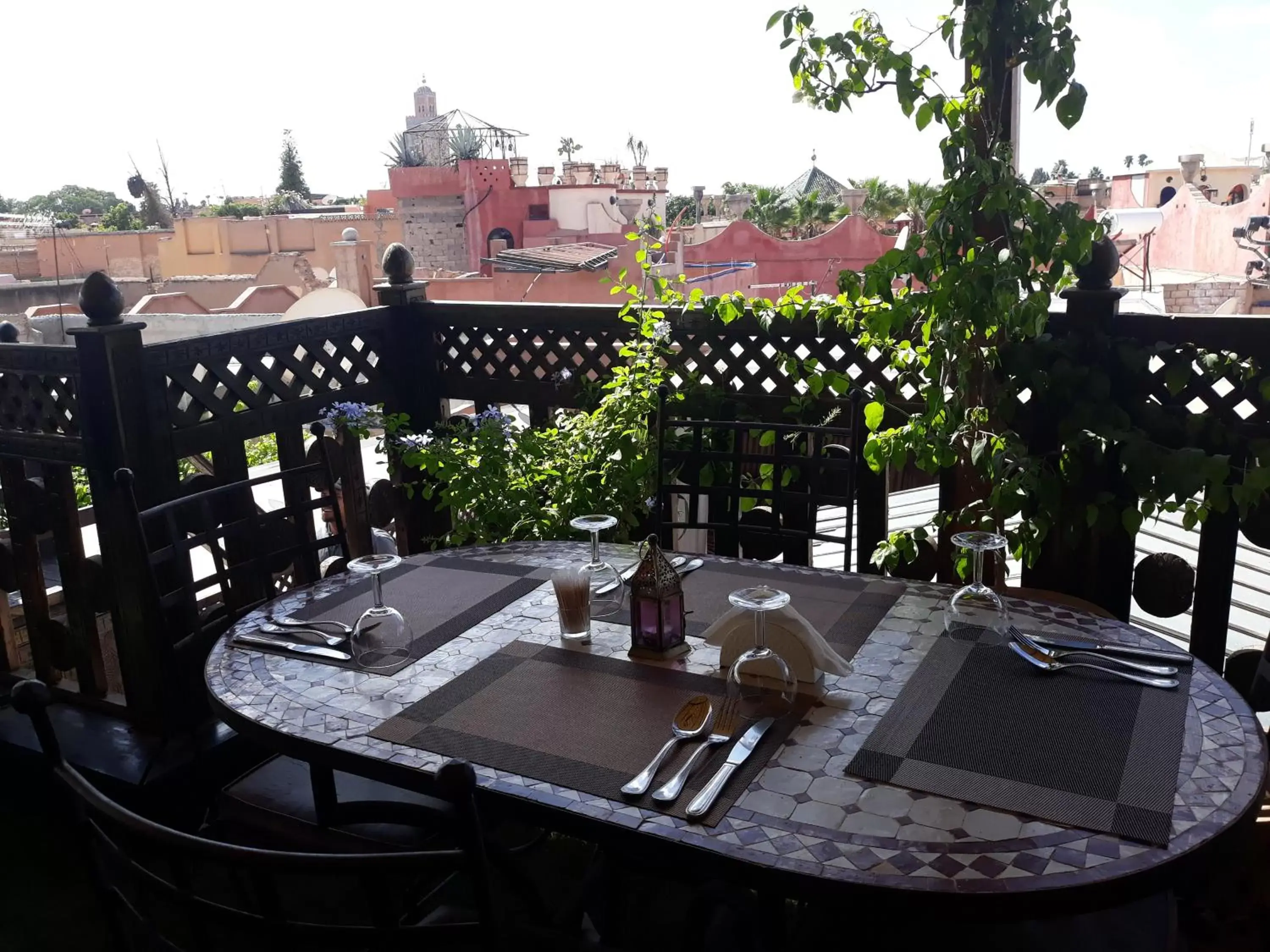 Balcony/Terrace in Riad Ghali Hotel & SPA