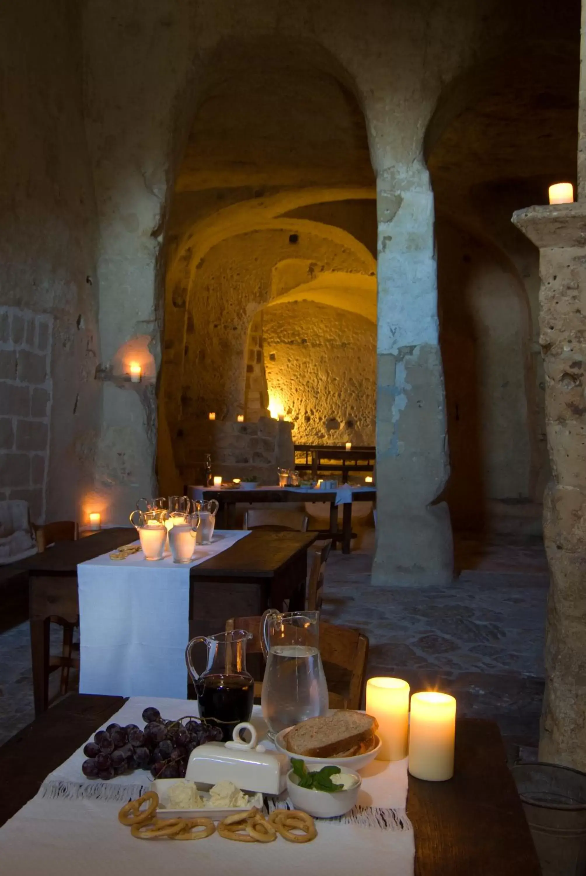 Food and drinks in Sextantio Le Grotte Della Civita