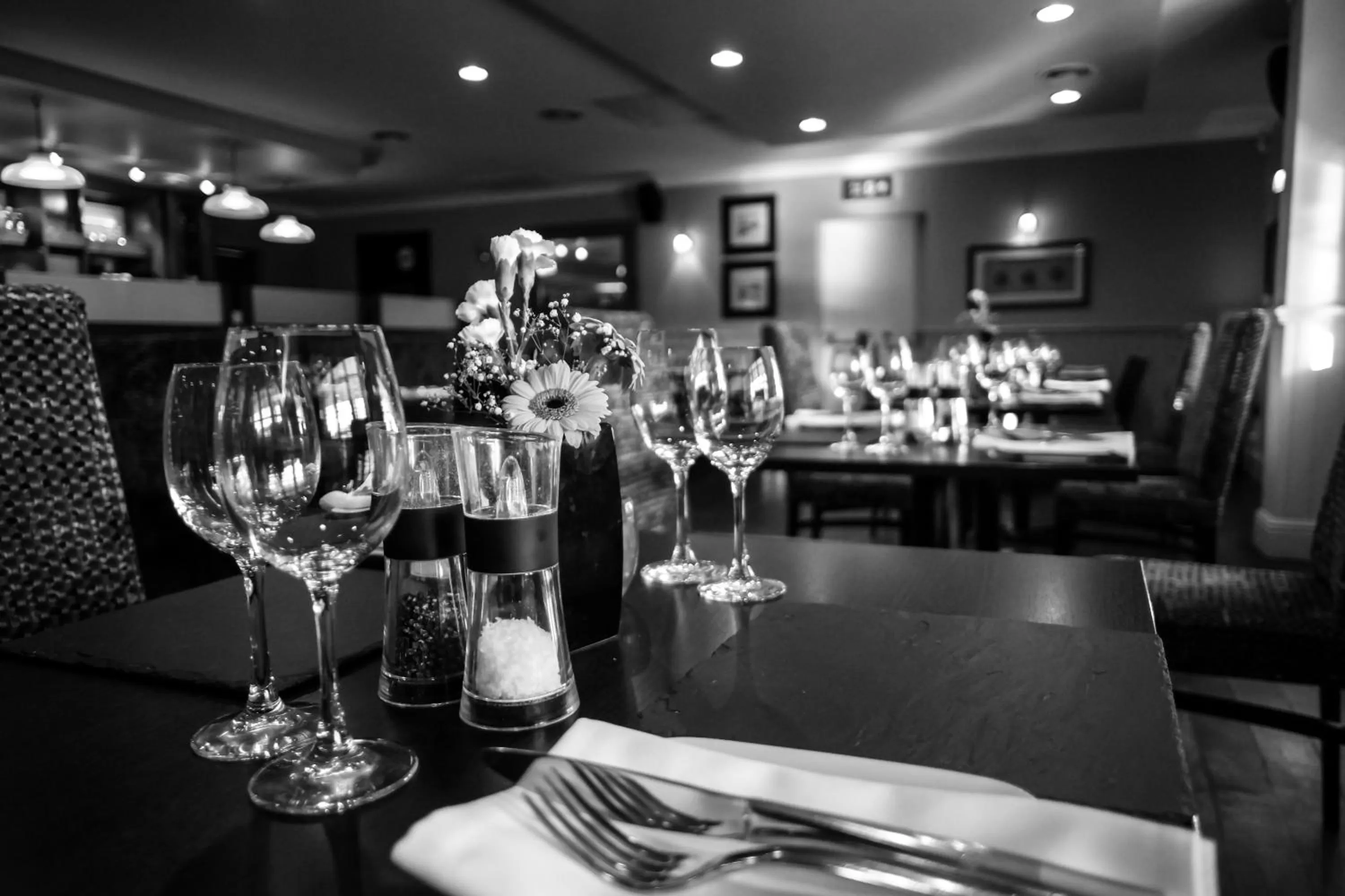 Dining area in Crown Lodge Hotel