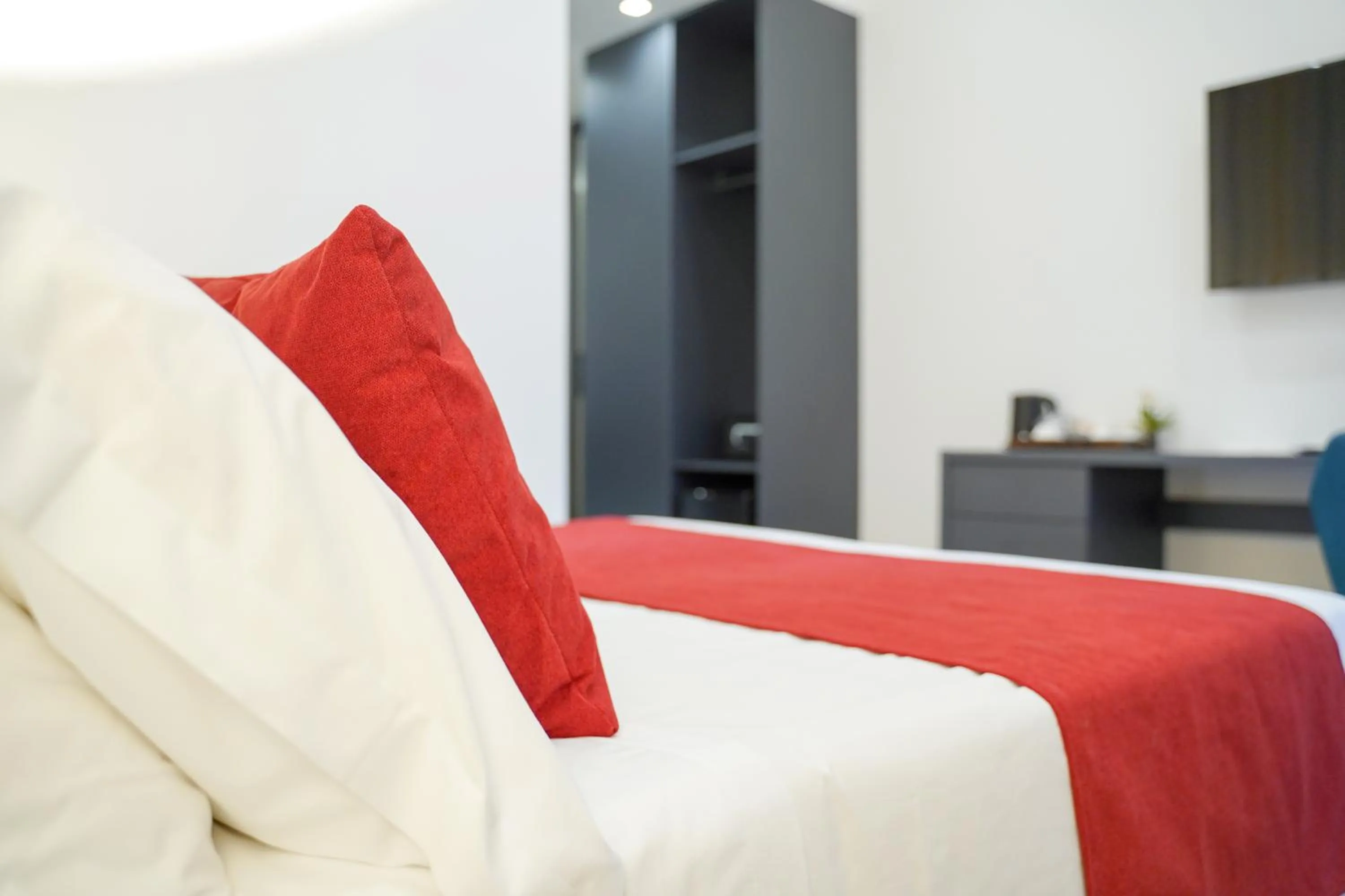 Bed in Hotel Cimarosa