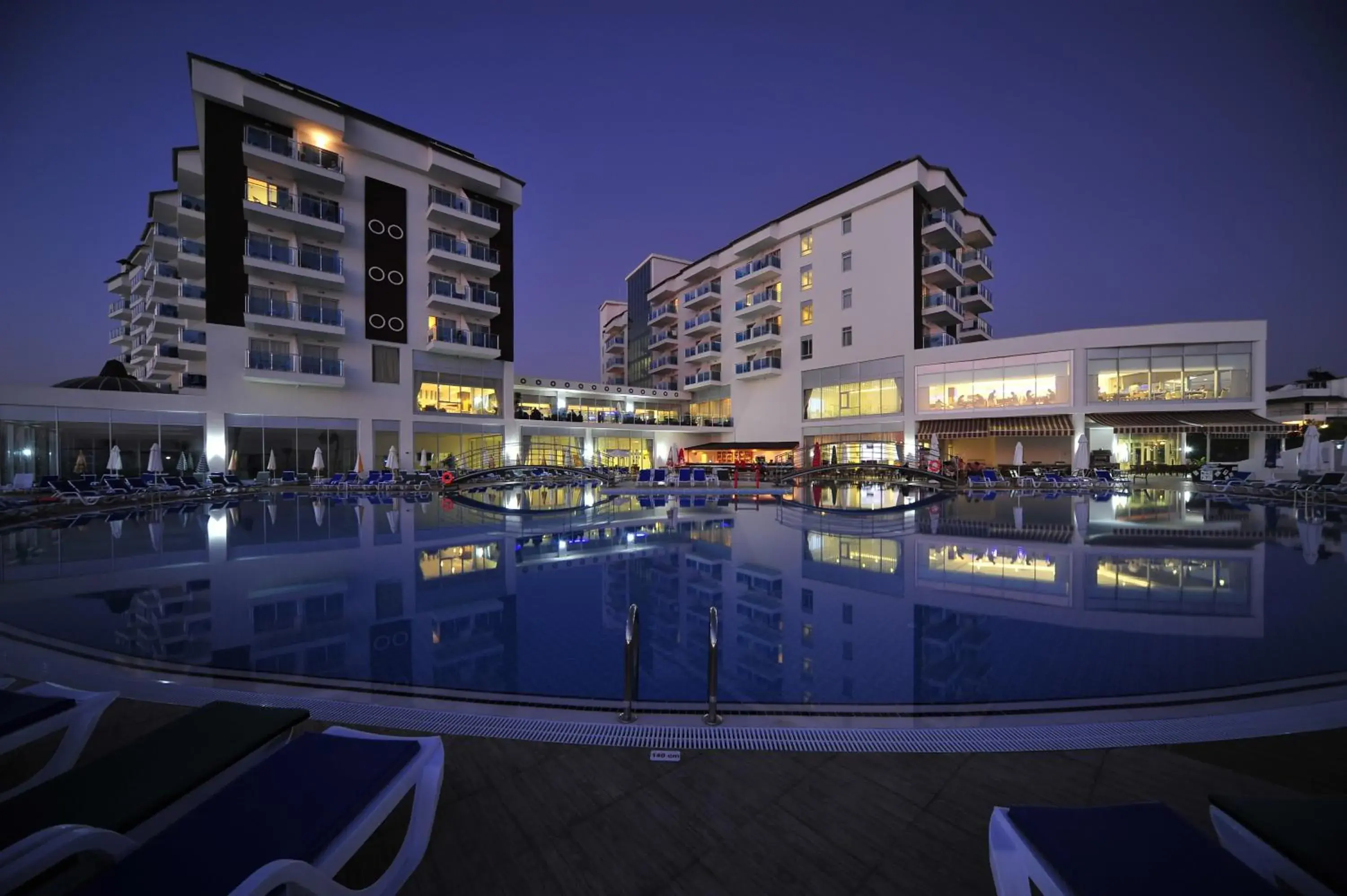 Night, Property Building in Cenger Beach Resort Spa - All Inclusive