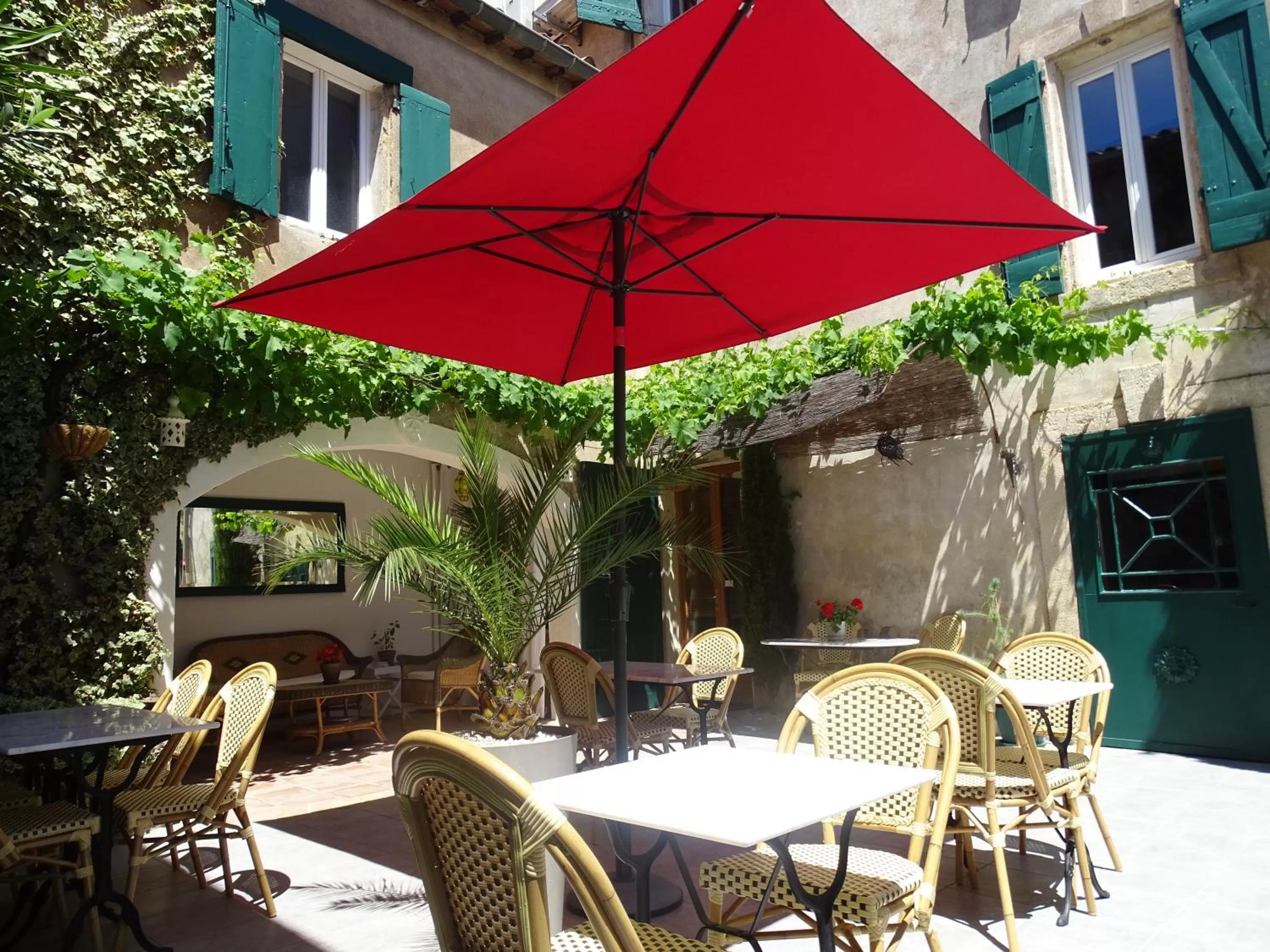 Patio in Chambres d'hôtes Belle Vigneronne
