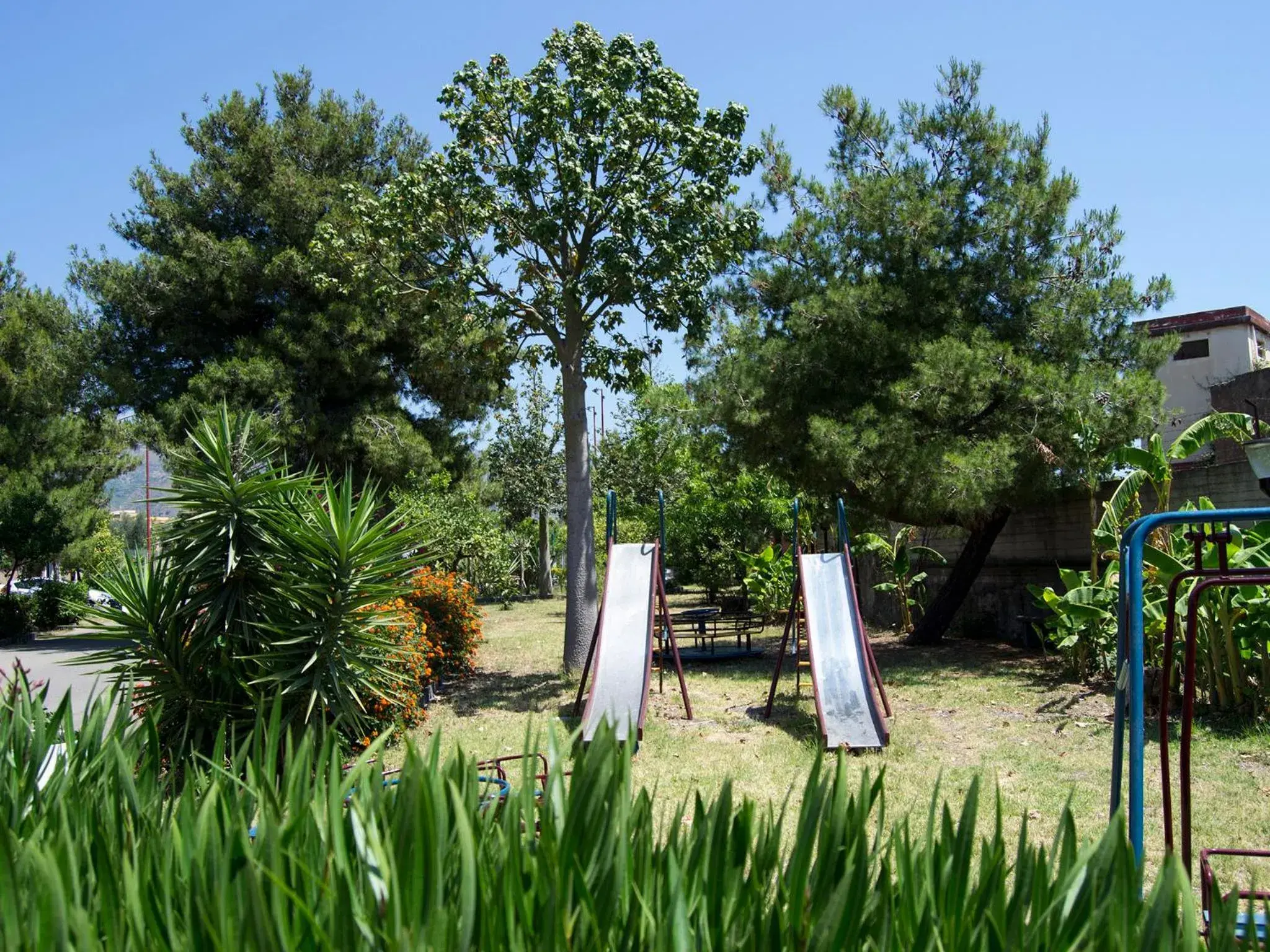 Children play ground, Garden in Villaggio Alkantara