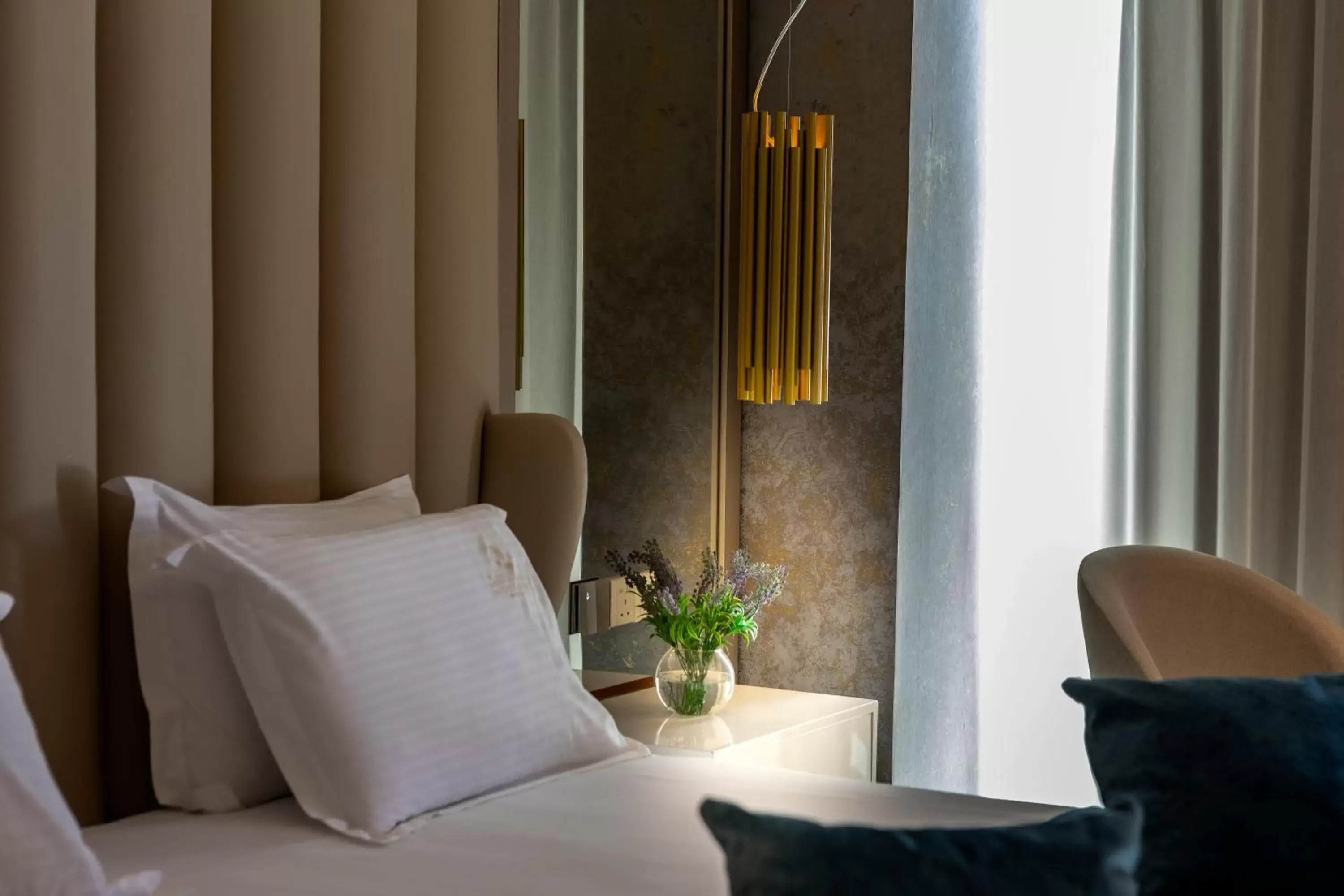 Bedroom, Bed in Chrysomare Beach Hotel & Resort