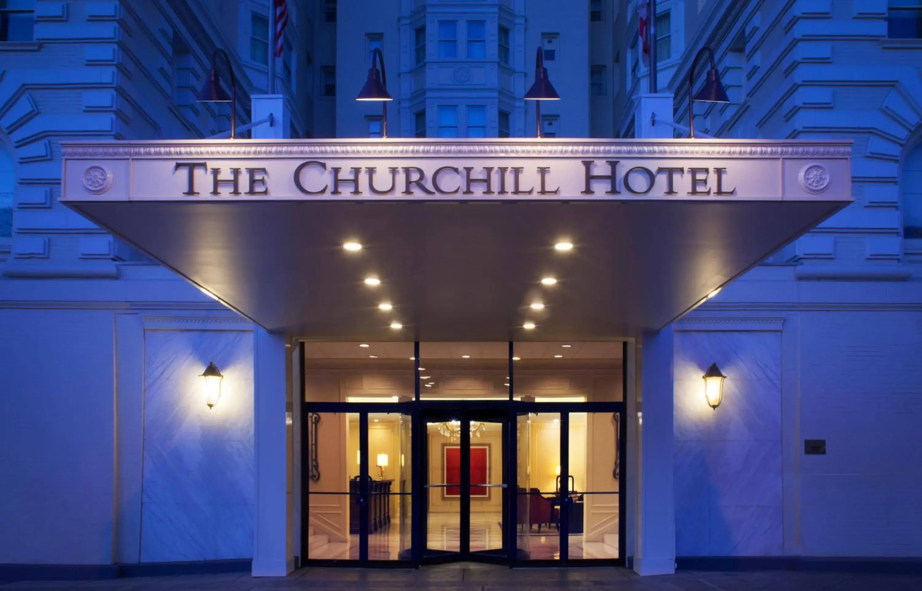 Property building in The Churchill Hotel Near Embassy Row