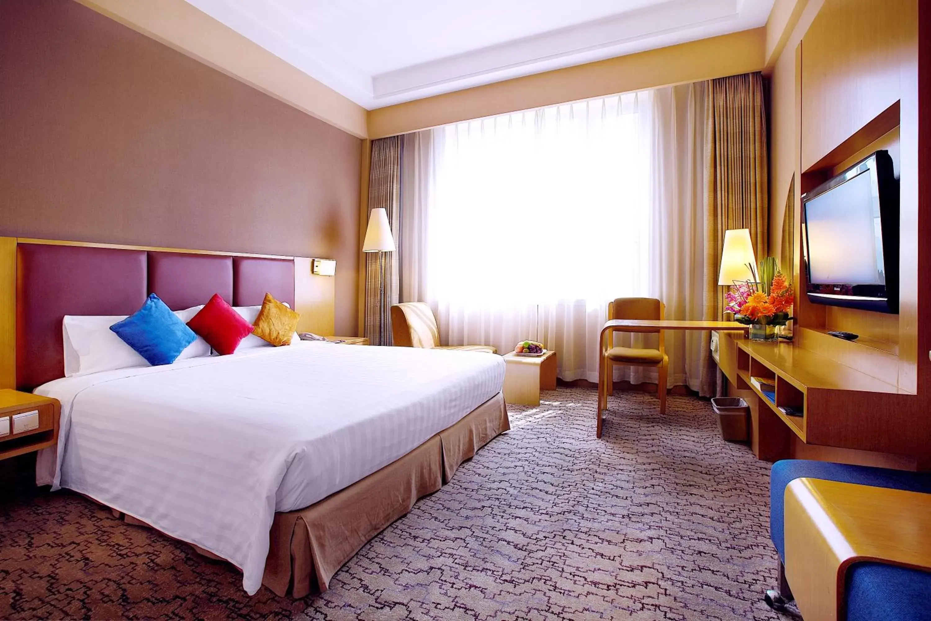 Bed in Beijing XinQiao Hotel