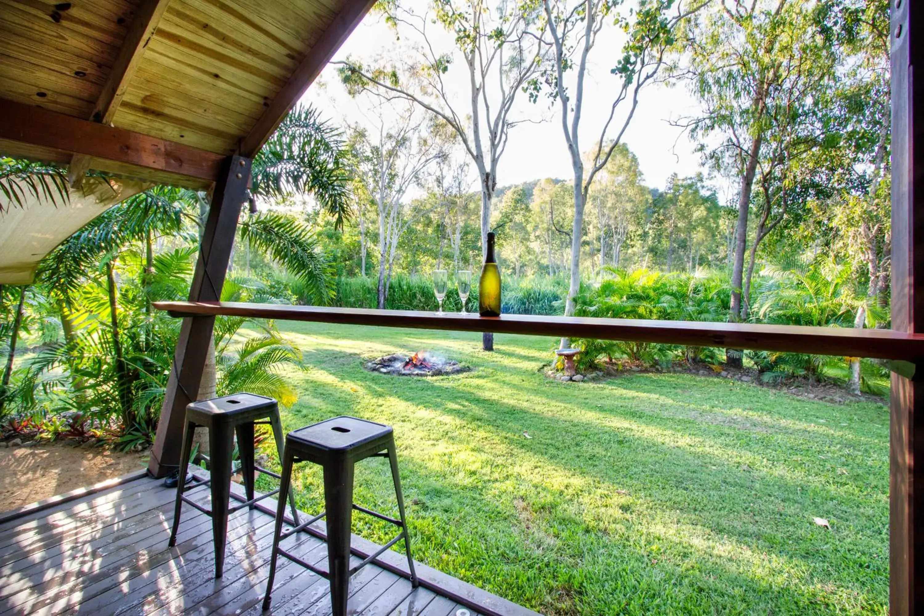 Balcony/Terrace in Airlie Beach Eco Cabins - Adults Only