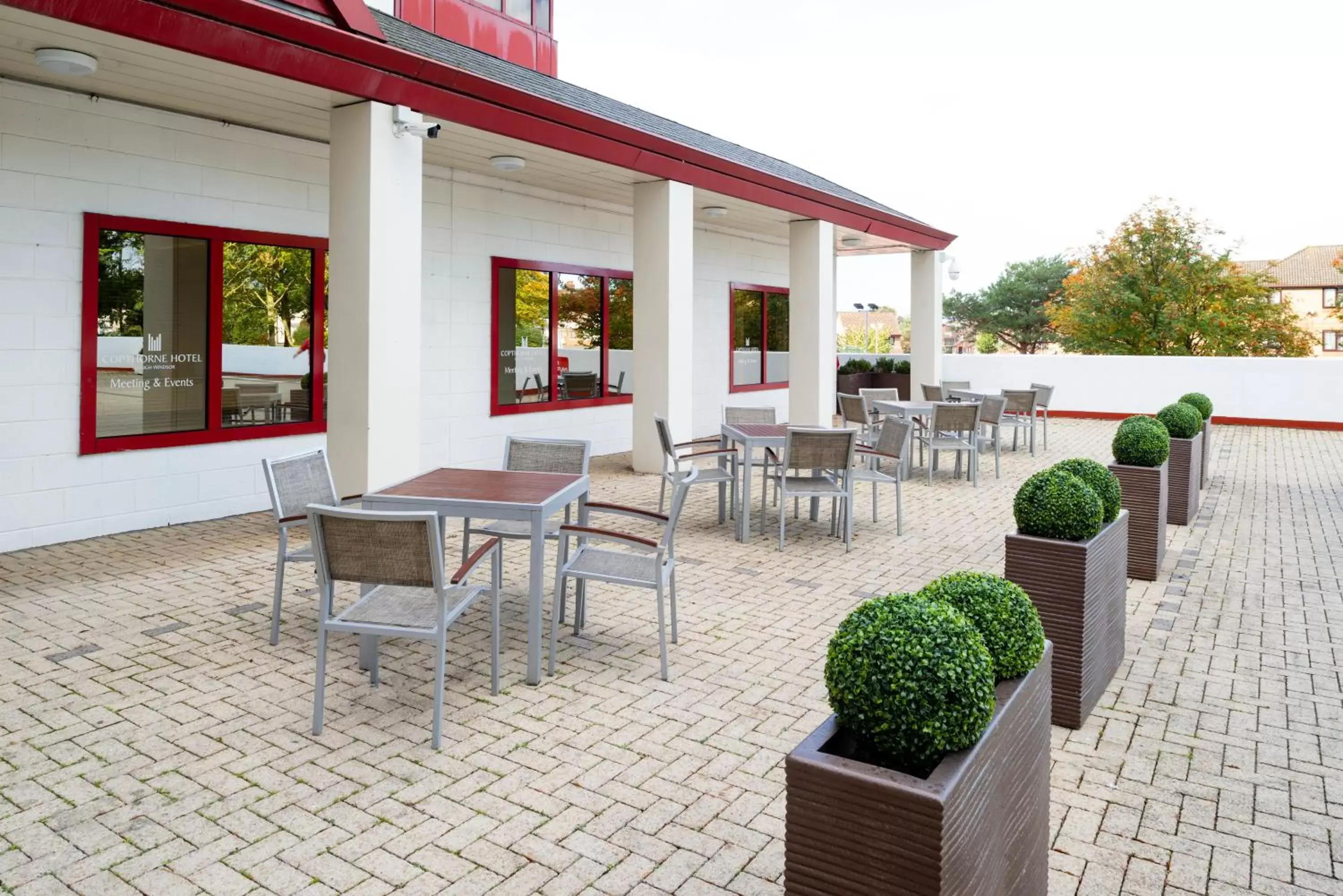 Patio in Copthorne Hotel Slough Windsor