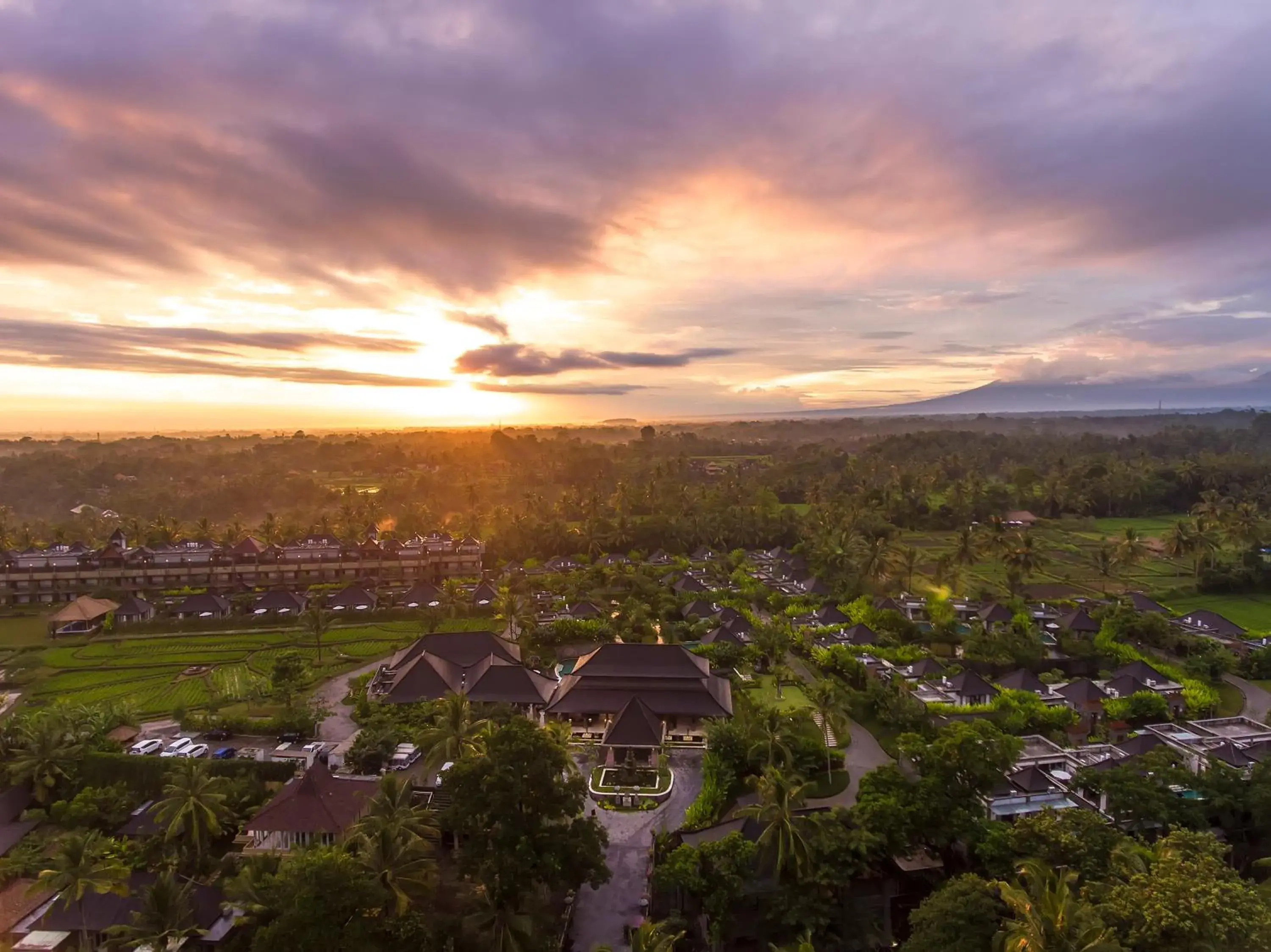 Bird's eye view in Visesa Ubud Resort Bird's eye view in Visesa Ubud Resort