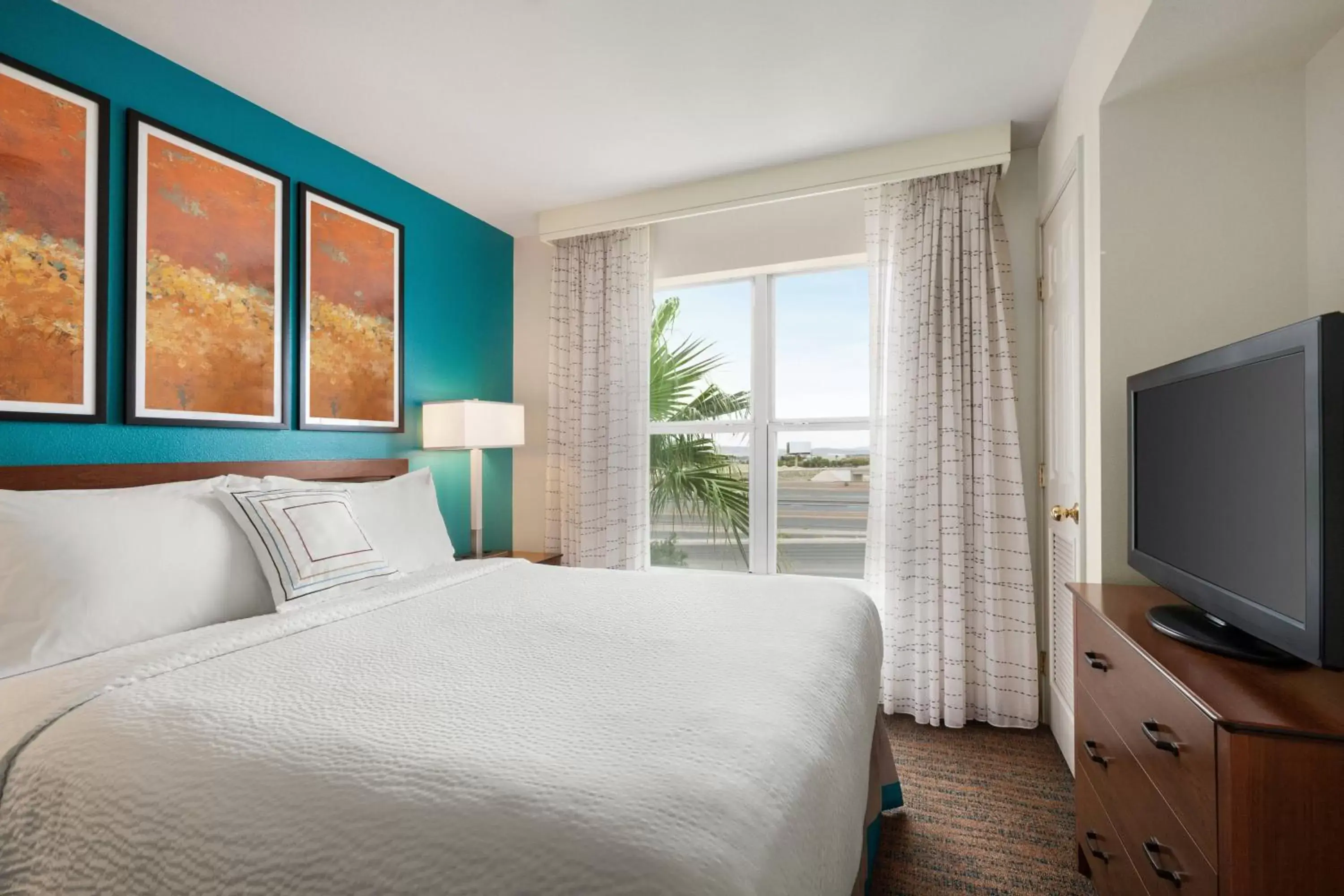 Bedroom, Bed in Residence Inn By Marriott Las Vegas Stadium Area
