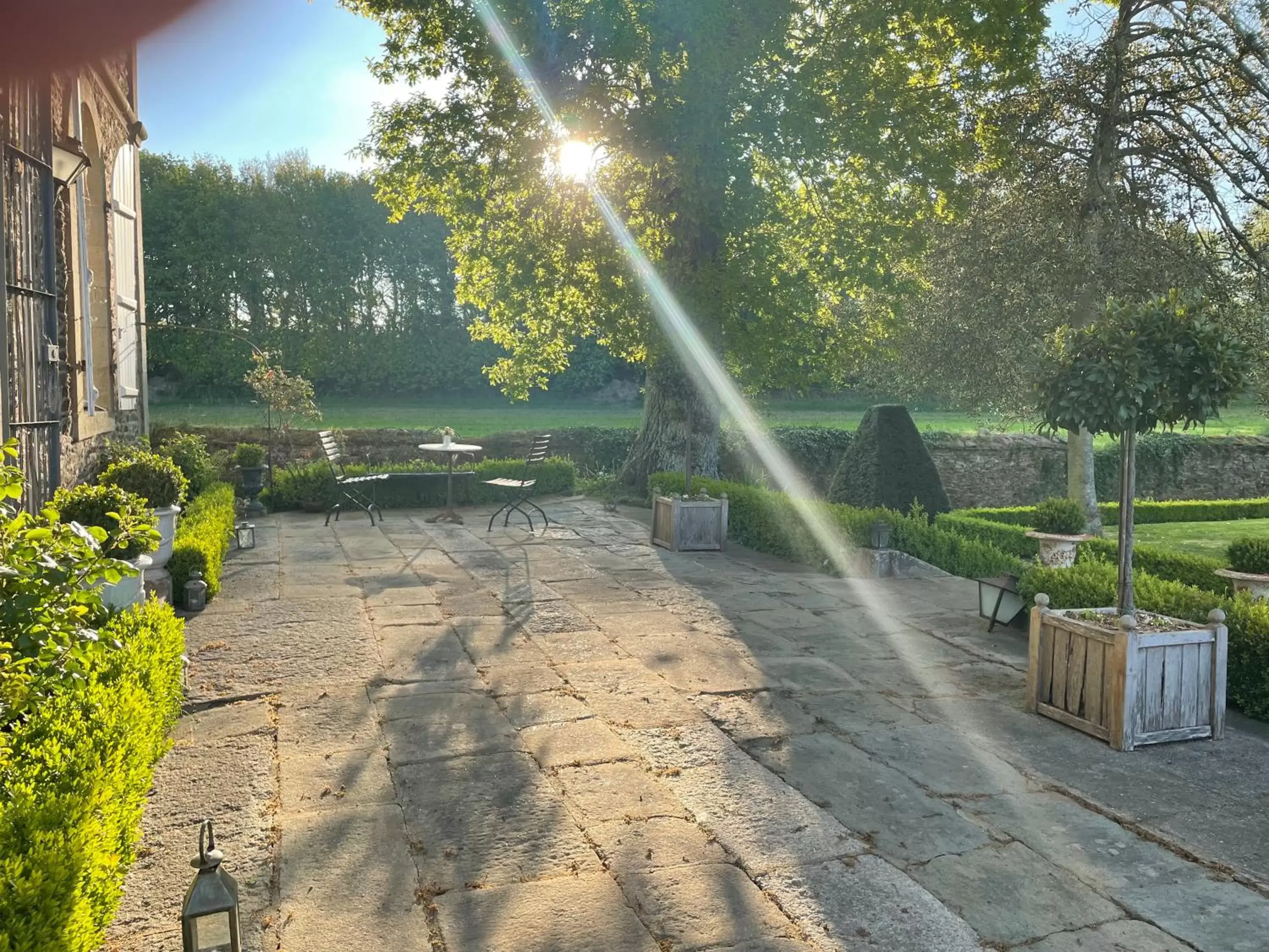 Patio in Le Manoir de la Bigotière