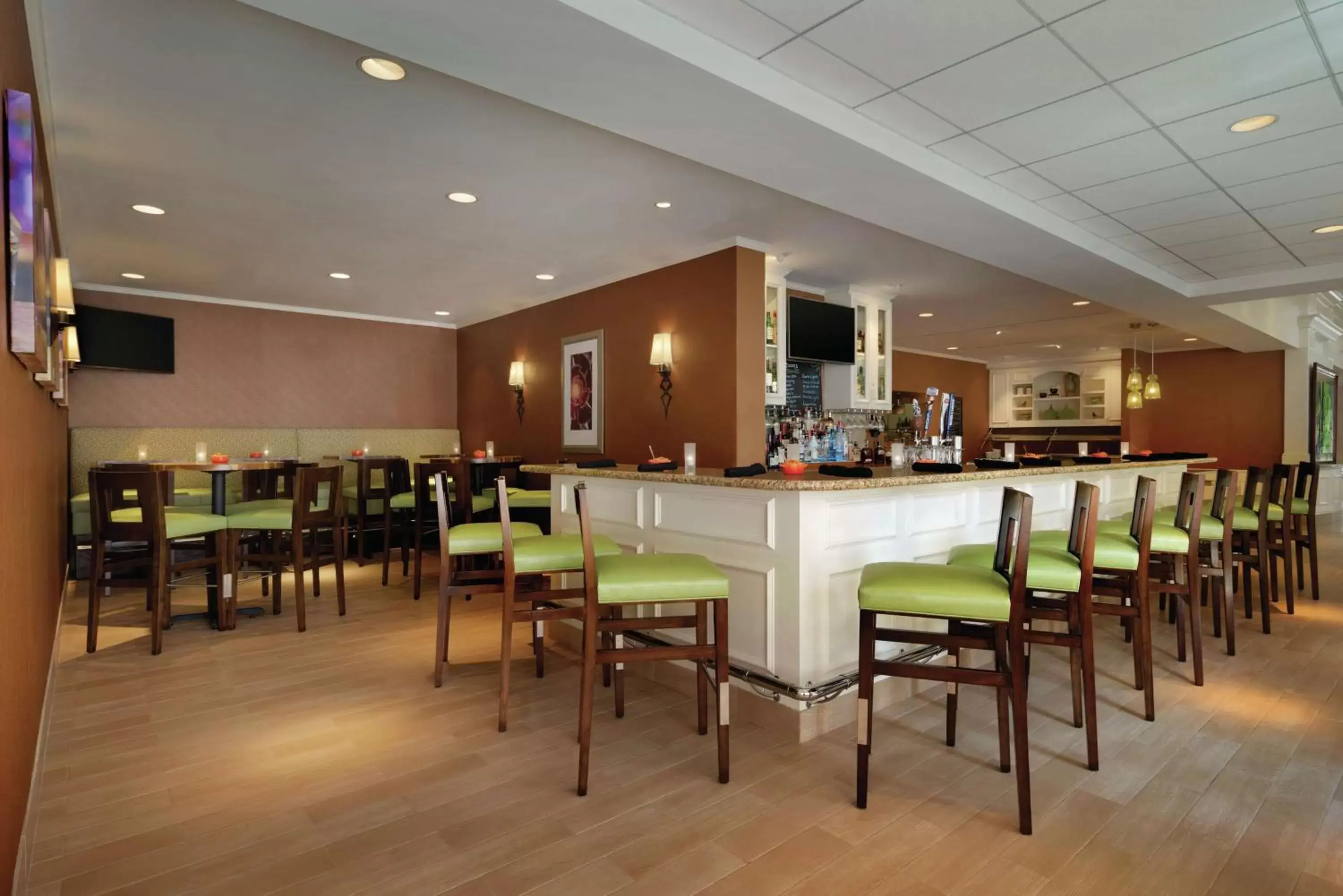 Lounge or bar, Restaurant/Places to Eat in Hilton Garden Inn Harrisburg East