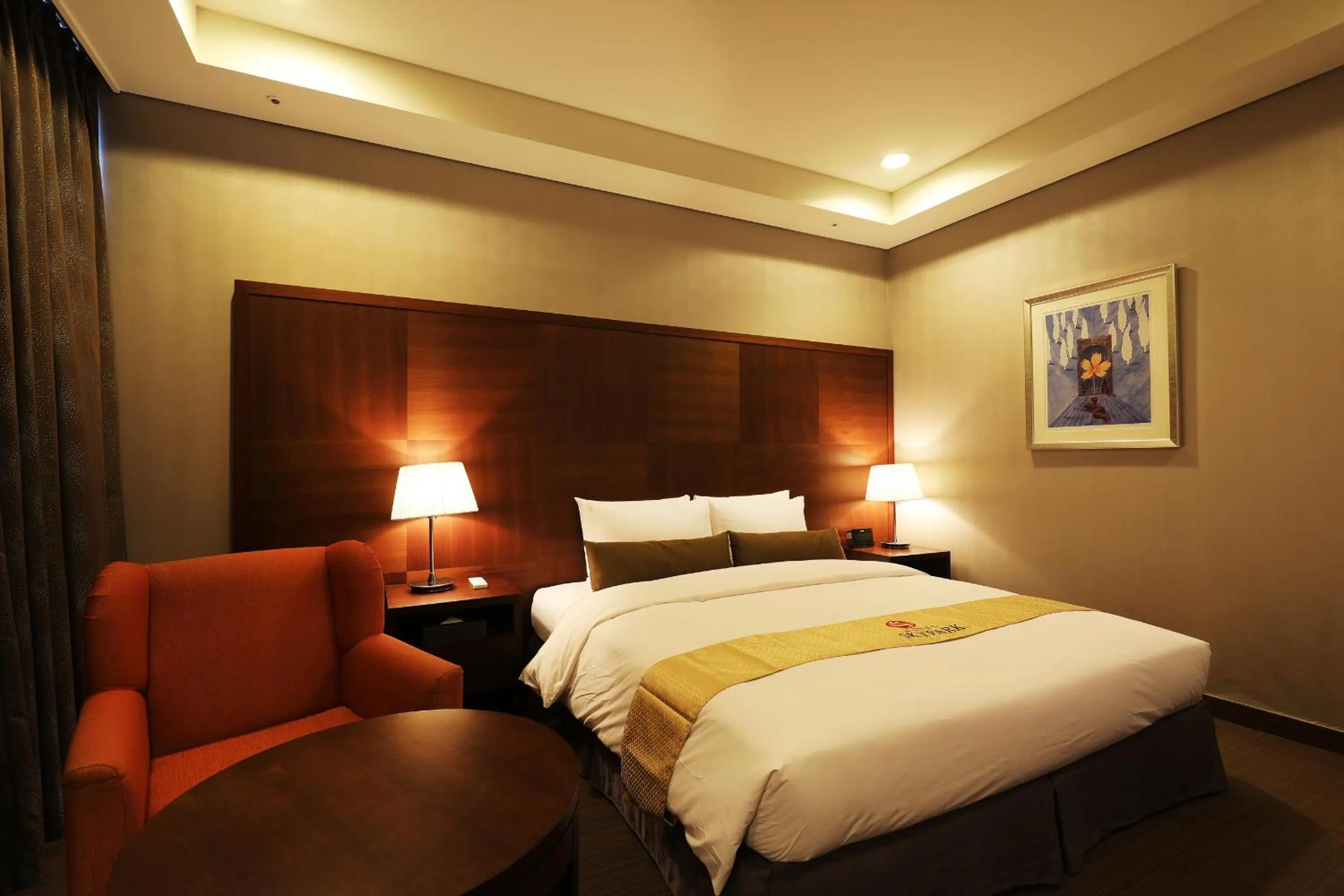 Bed in Bridge Hotel Incheon Songdo