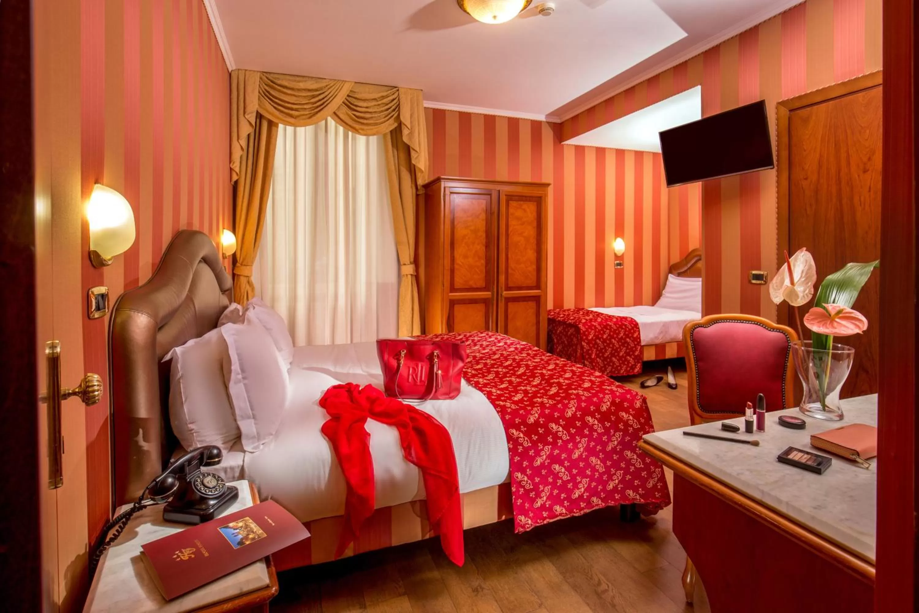 Toilet, Bed in Hotel Forte