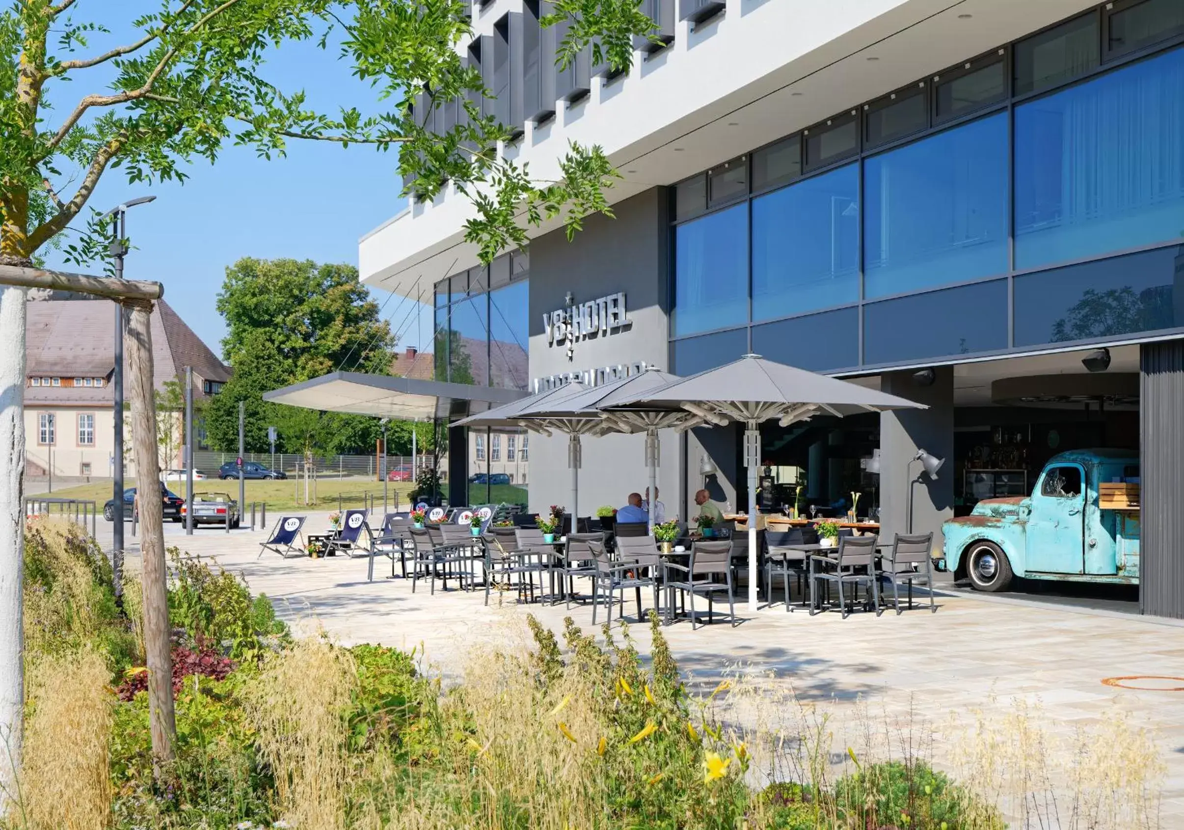 Balcony/Terrace in V8 HOTEL Motorworld Region Stuttgart