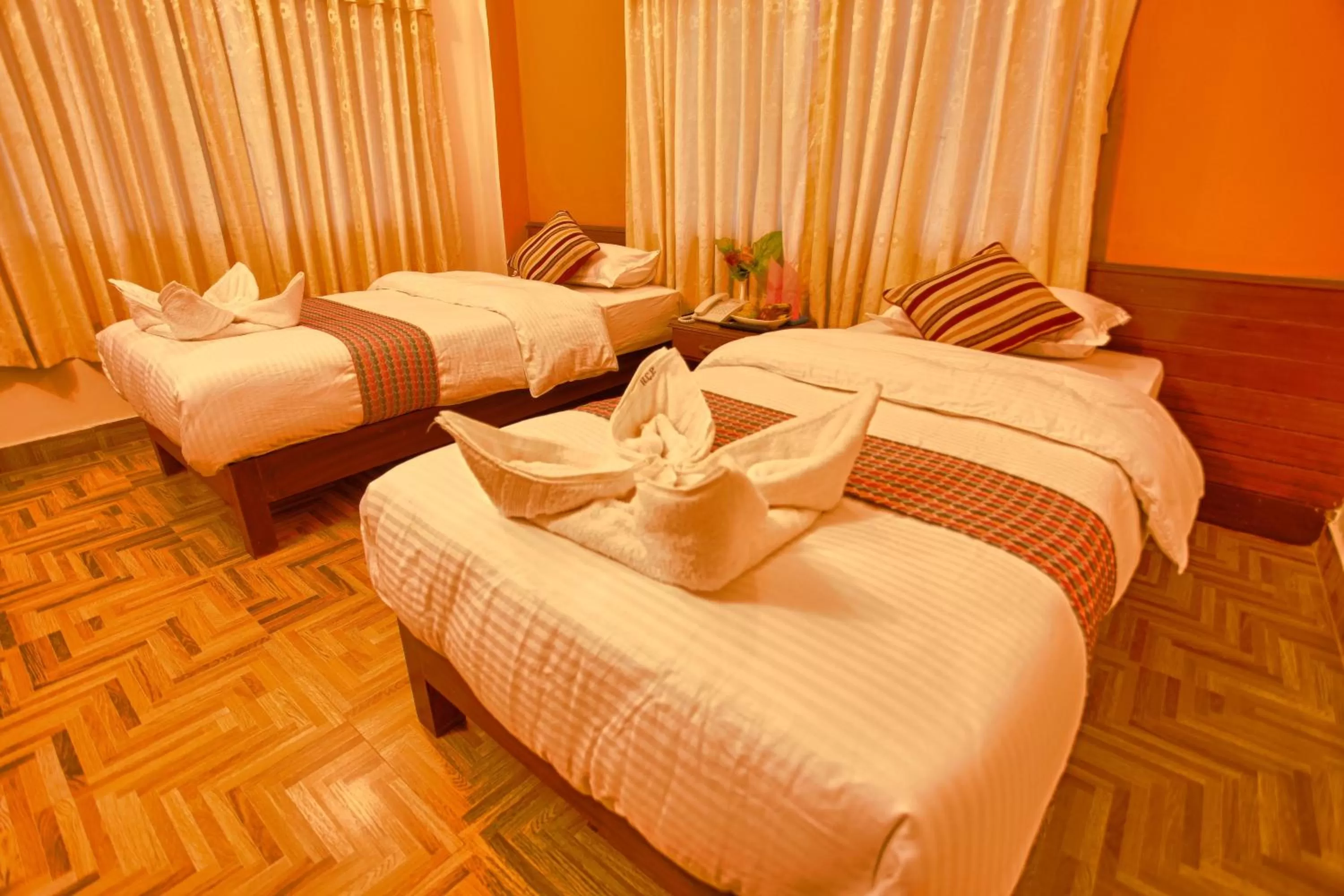 Bed in Hotel Crystal Palace