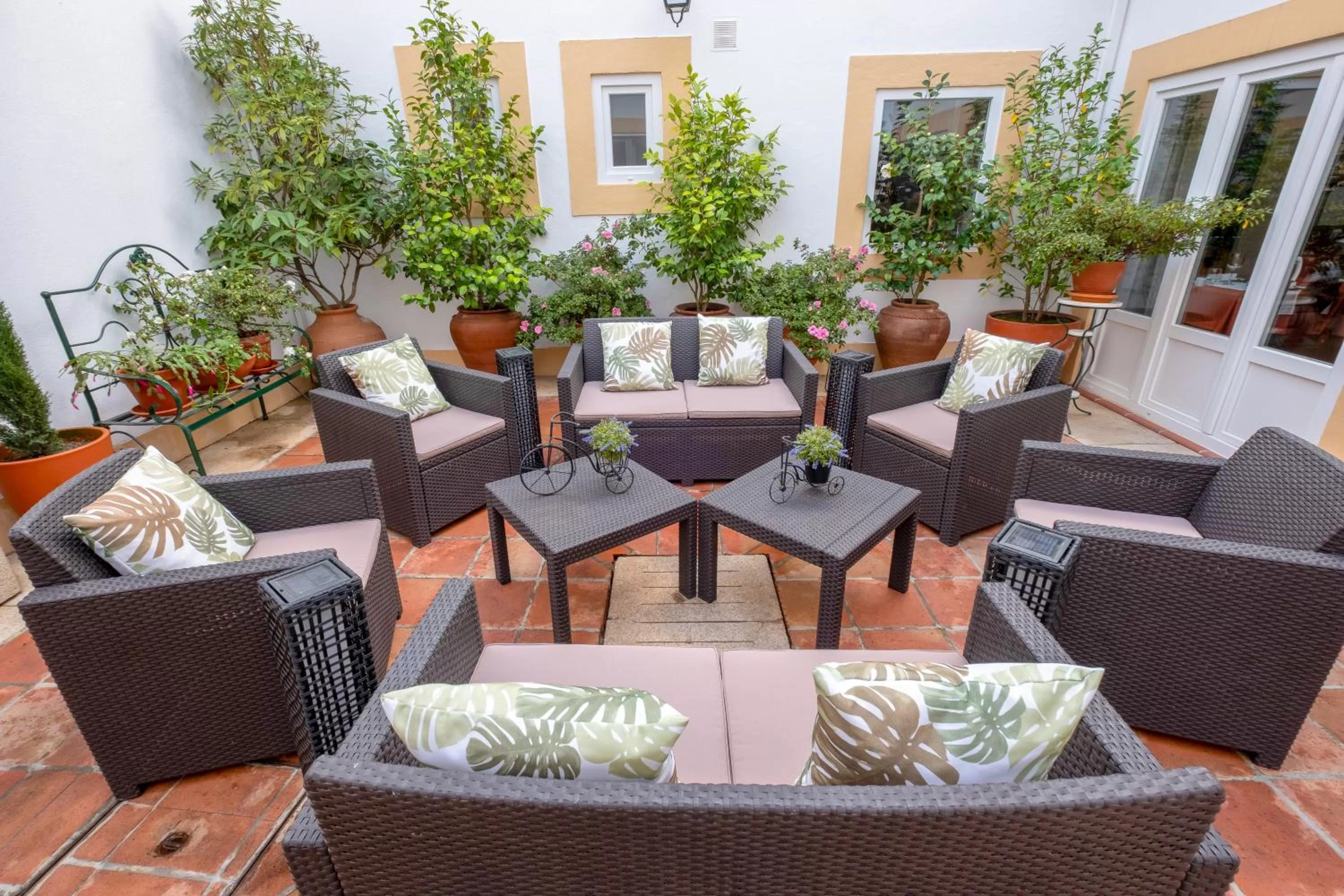 Patio in Hotel El Rei Dom Manuel