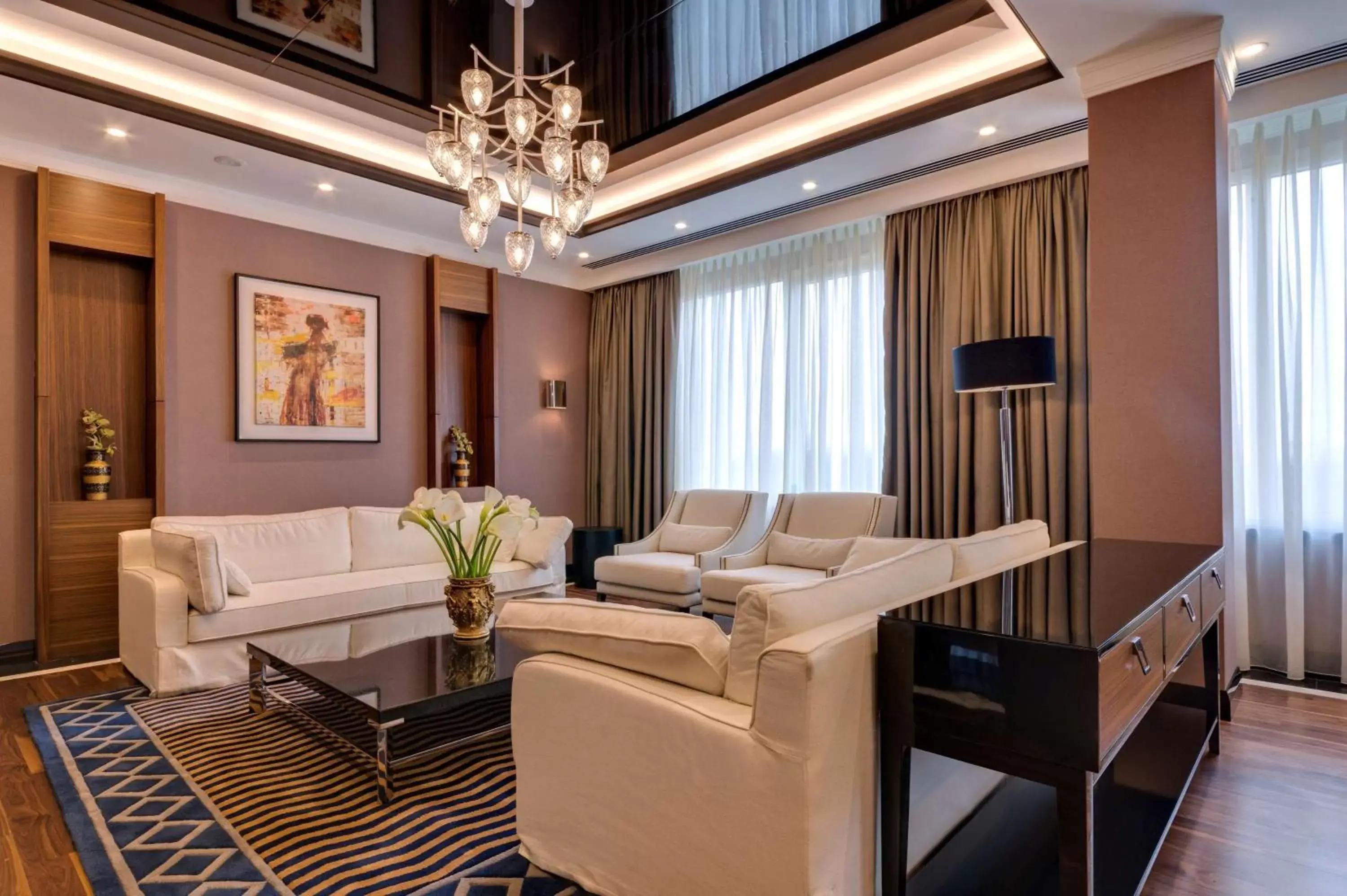 Living room, Seating Area in Radisson Blu Leogrand Hotel