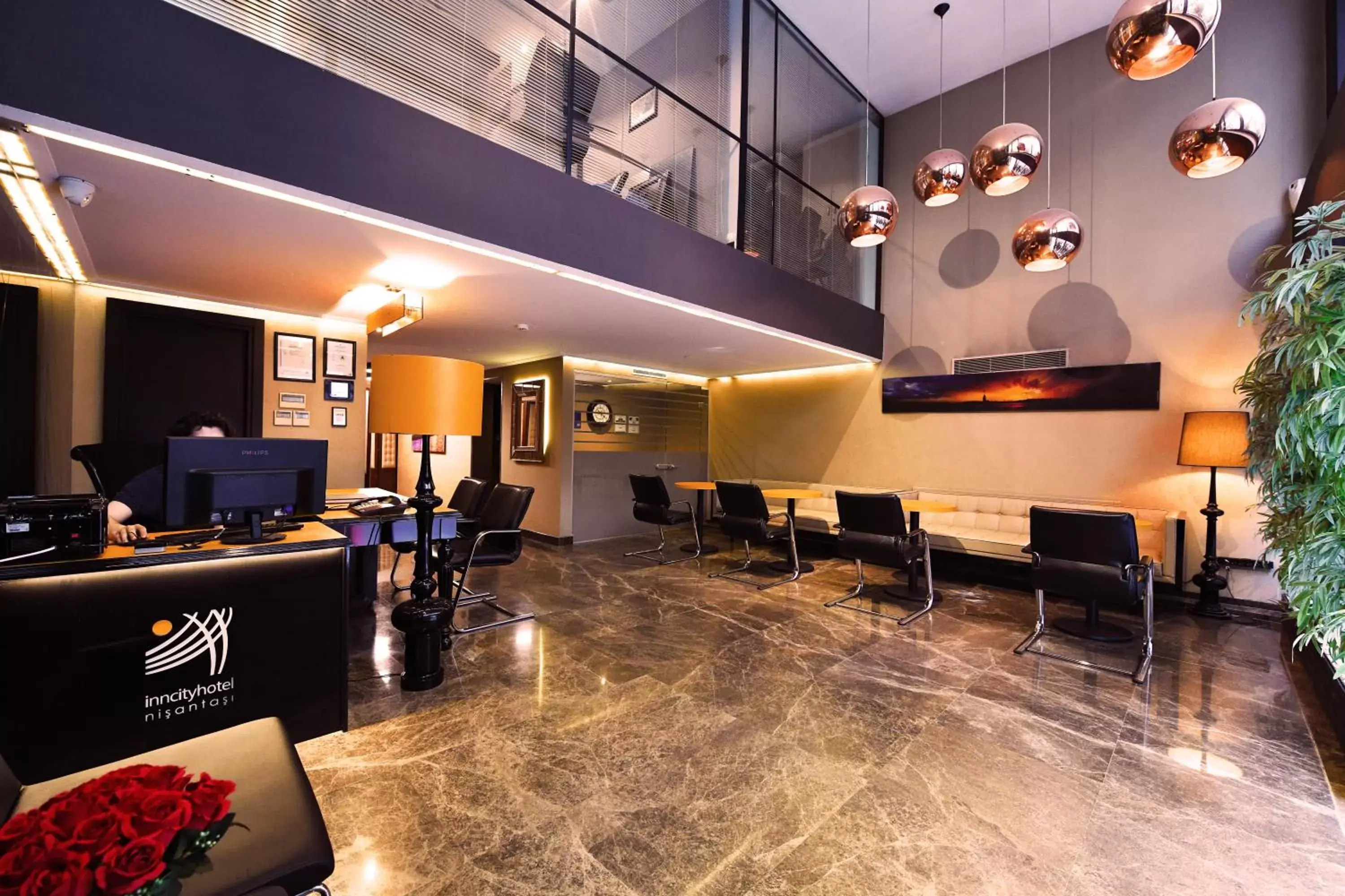 Lobby or reception, Lobby/Reception in Inncity Hotel Nisantasi
