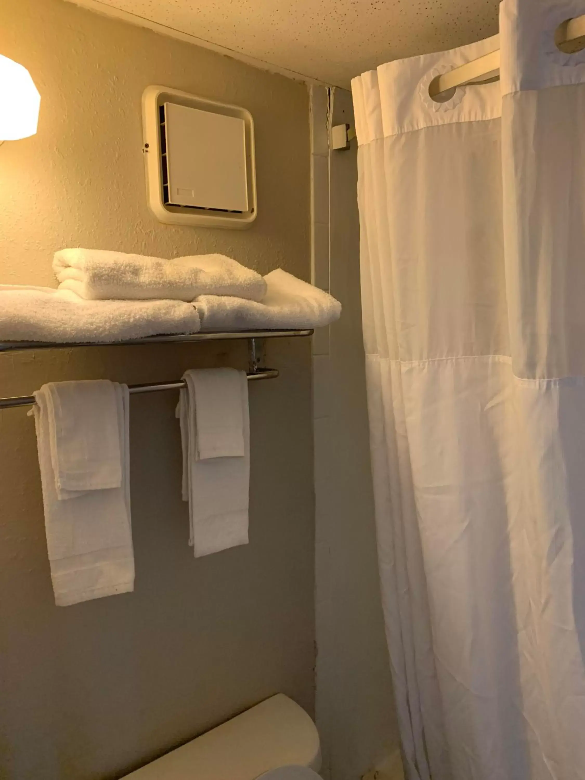 Shower, Bathroom in Days Inn by Wyndham Louisville Airport Fair and Expo Center