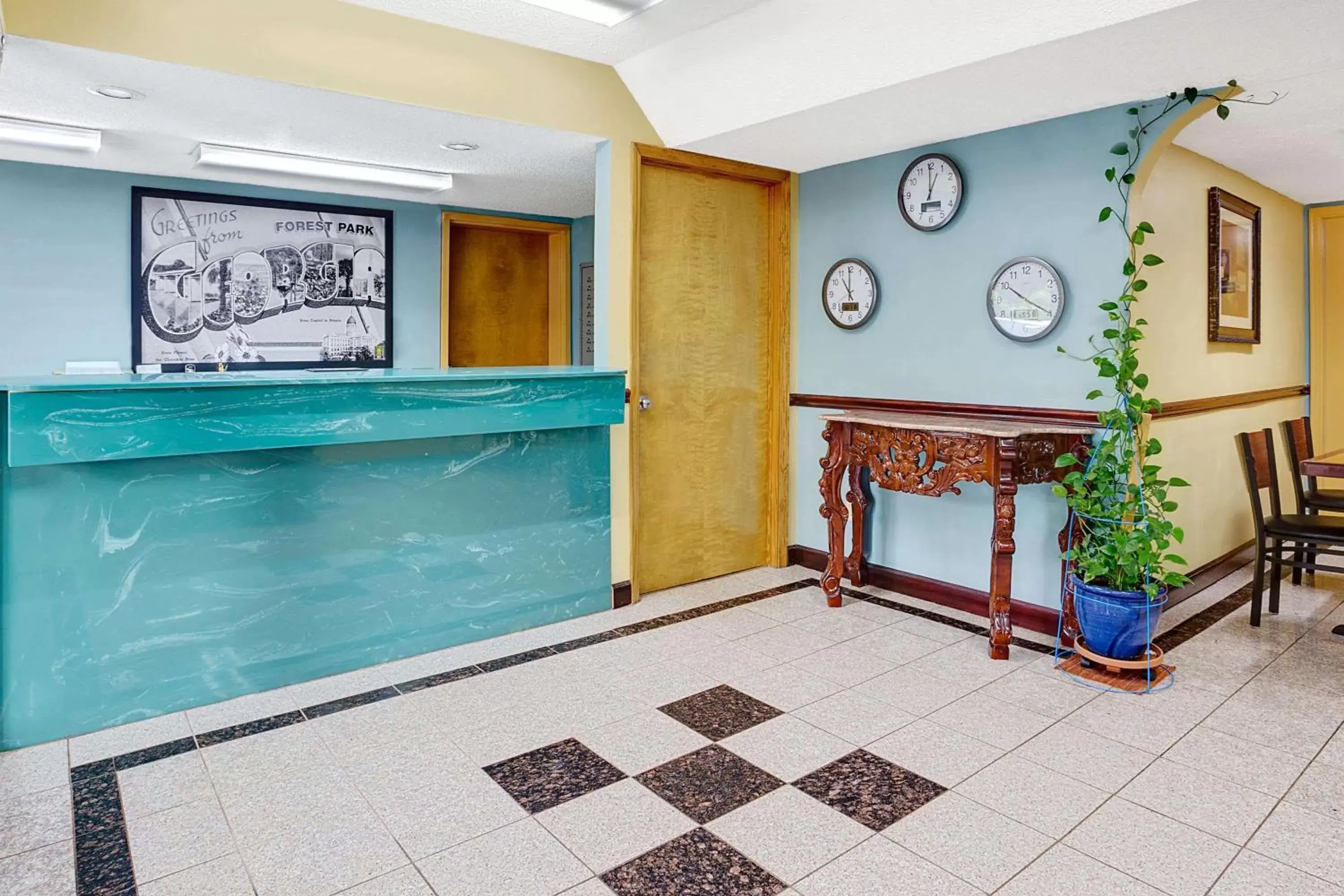 Lobby or reception in Super 8 by Wyndham Forest Park Lobby or reception in Super 8 by Wyndham Forest Park