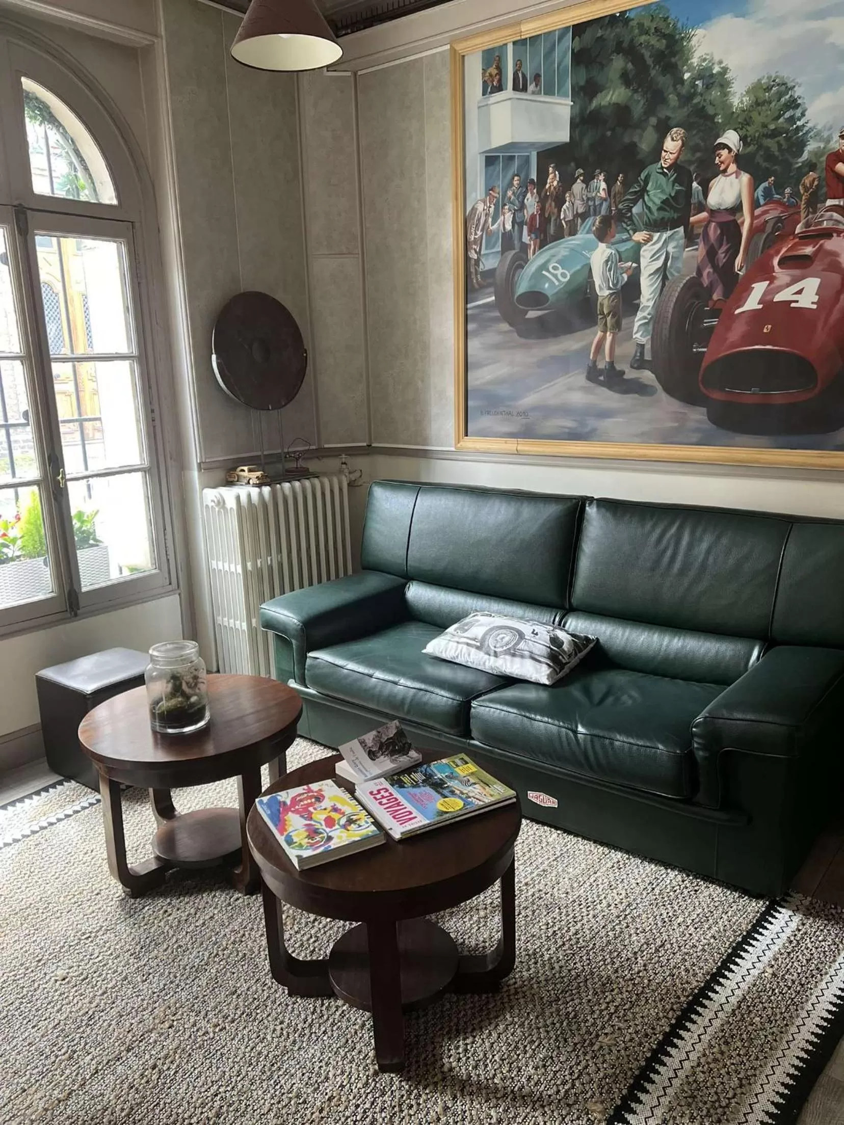 Communal lounge/ TV room, Seating Area in Hôtel Céline - Hôtel de la Gare
