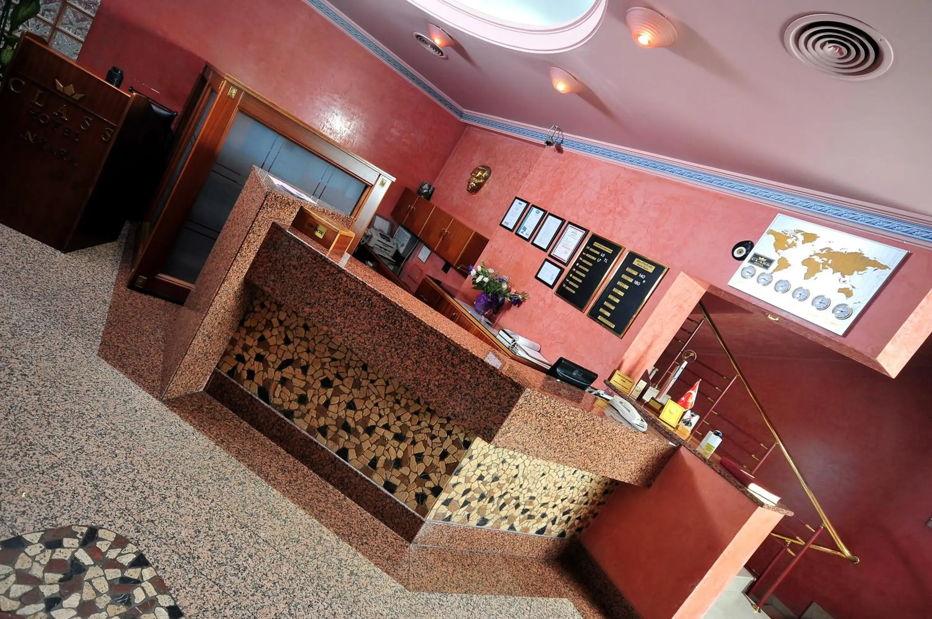 Lobby or reception in Class Hotel Lobby or reception in Class Hotel