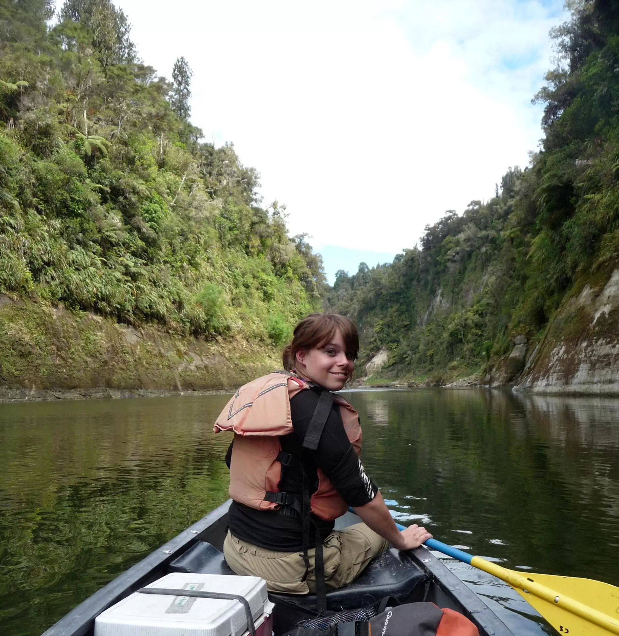 Canoeing in Judges Pool Motel Turangi