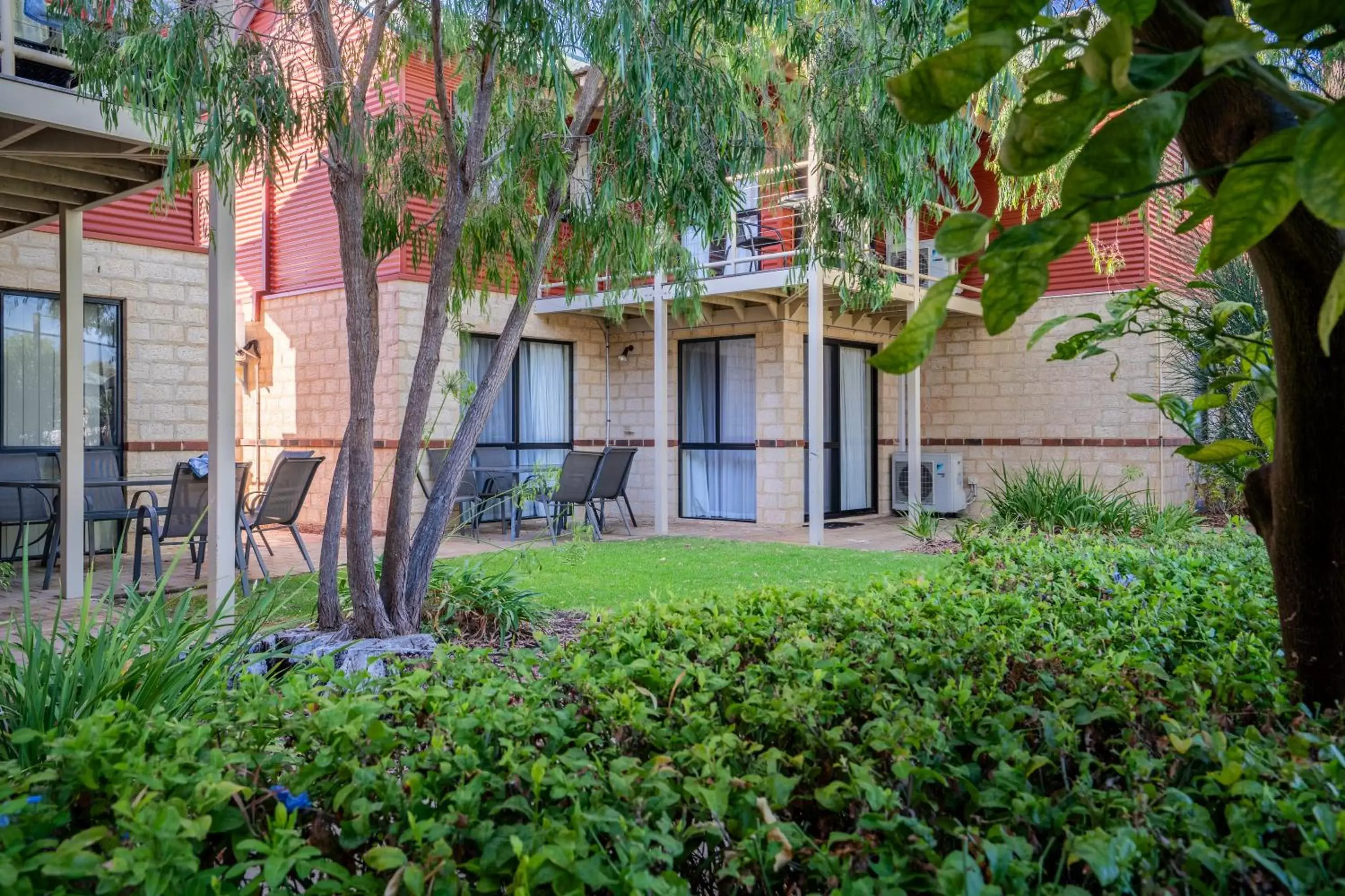 Garden view in Amalfi Resort Busselton's Best Kept Secret Garden view in Amalfi Resort Busselton's Best Kept Secret