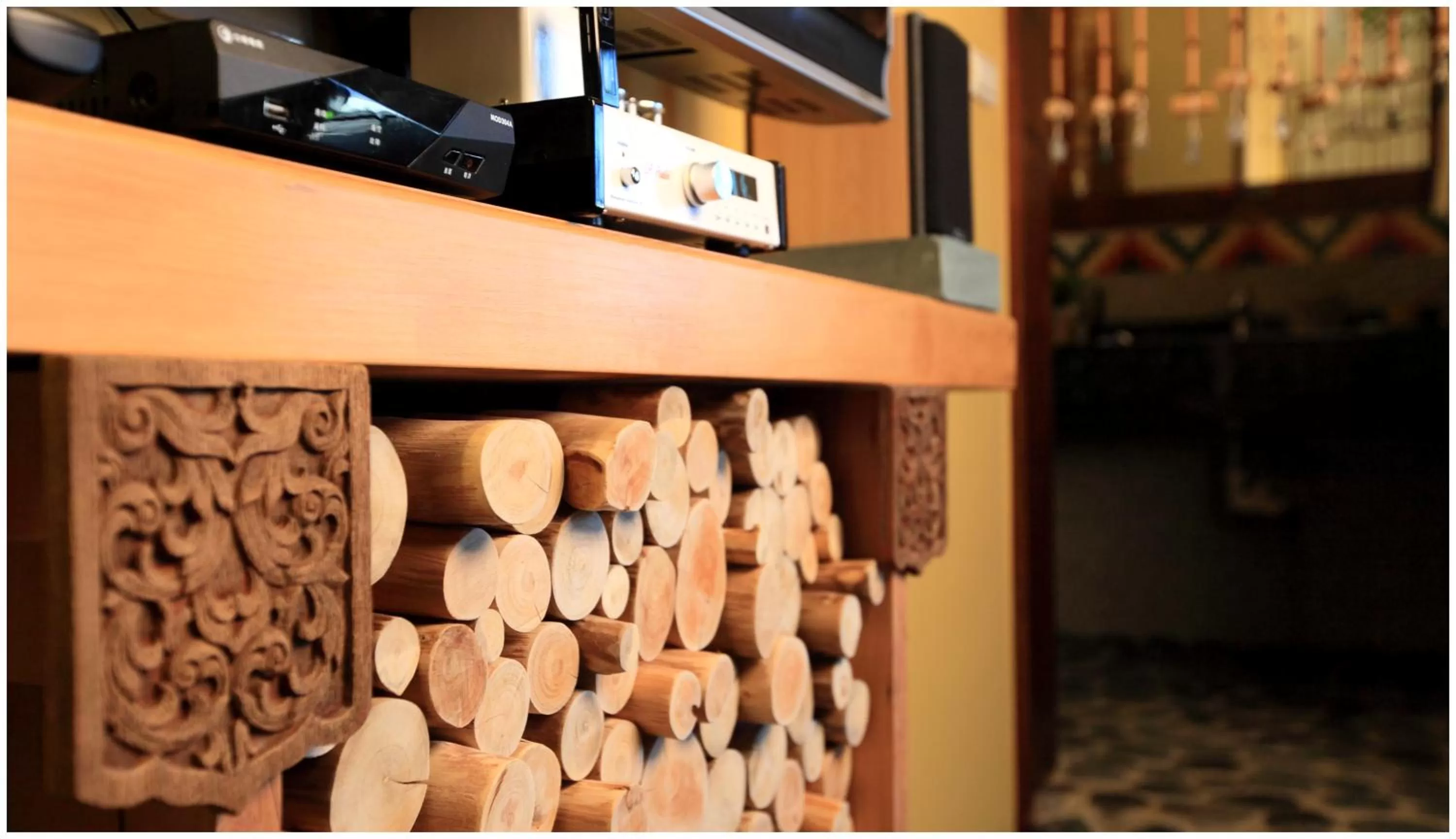 Decorative detail in Errantry Lodge & Studio