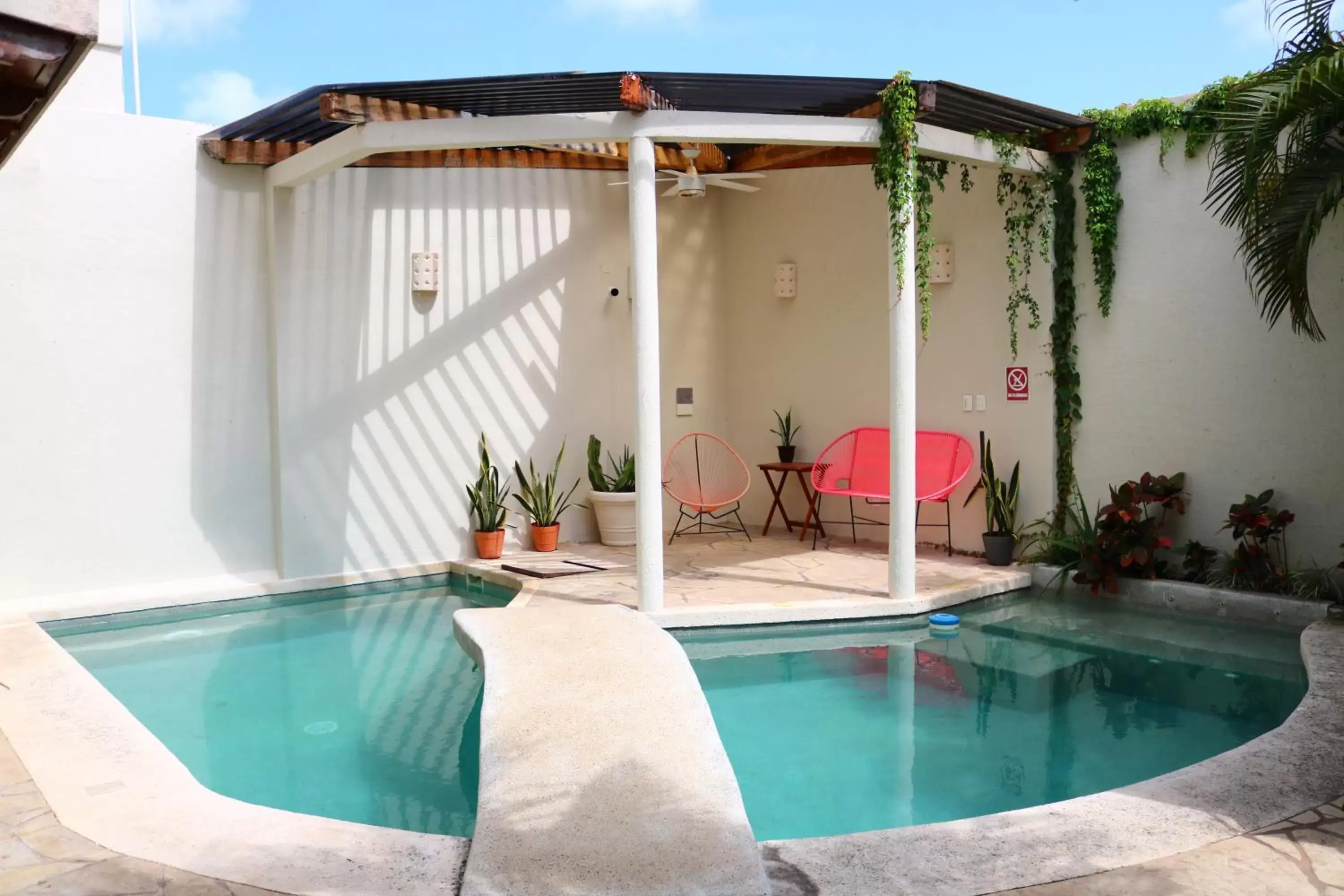 Swimming Pool in Bed and Breakfast Pecarí
