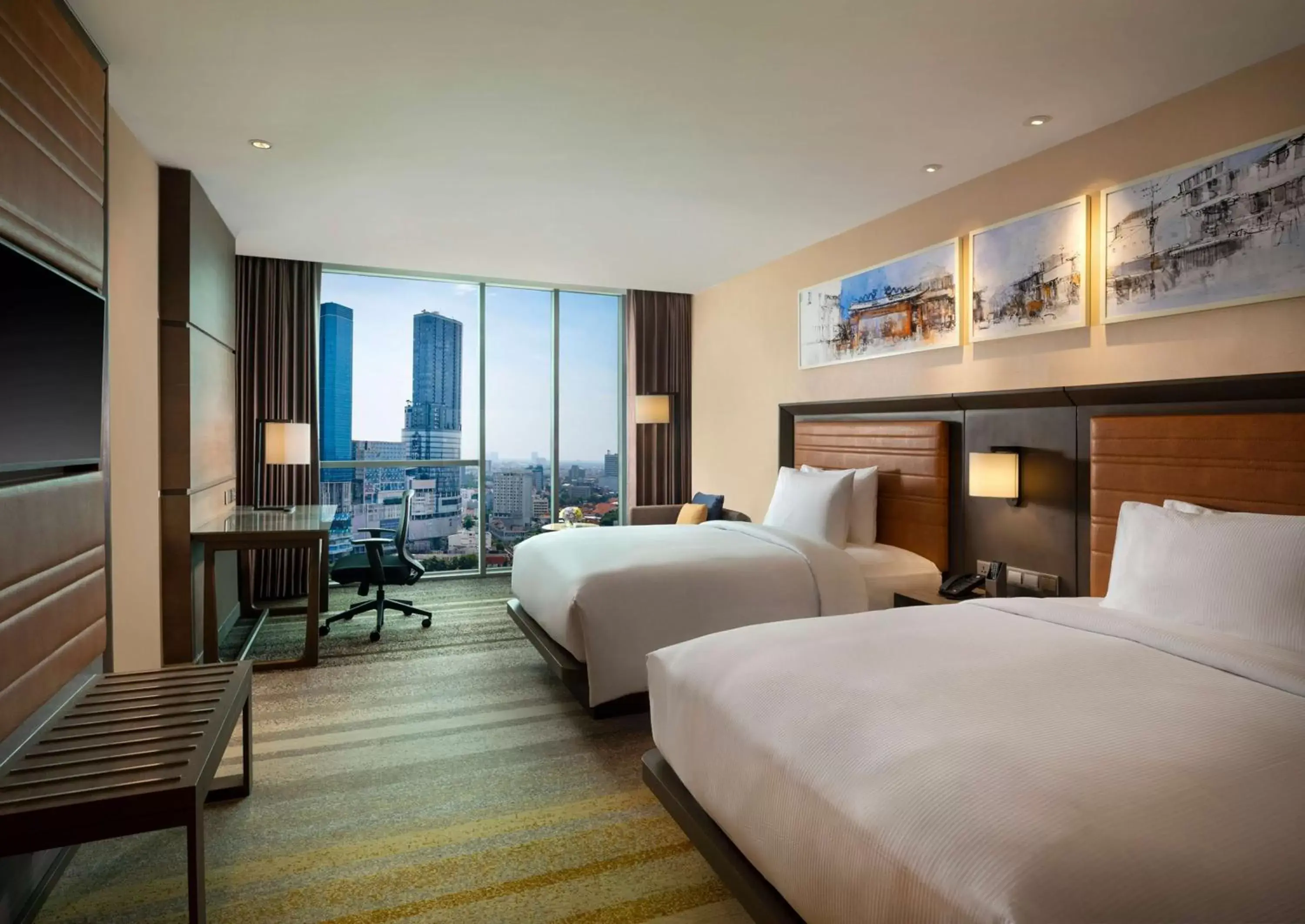 Bed in DoubleTree by Hilton Surabaya Bed in DoubleTree by Hilton Surabaya