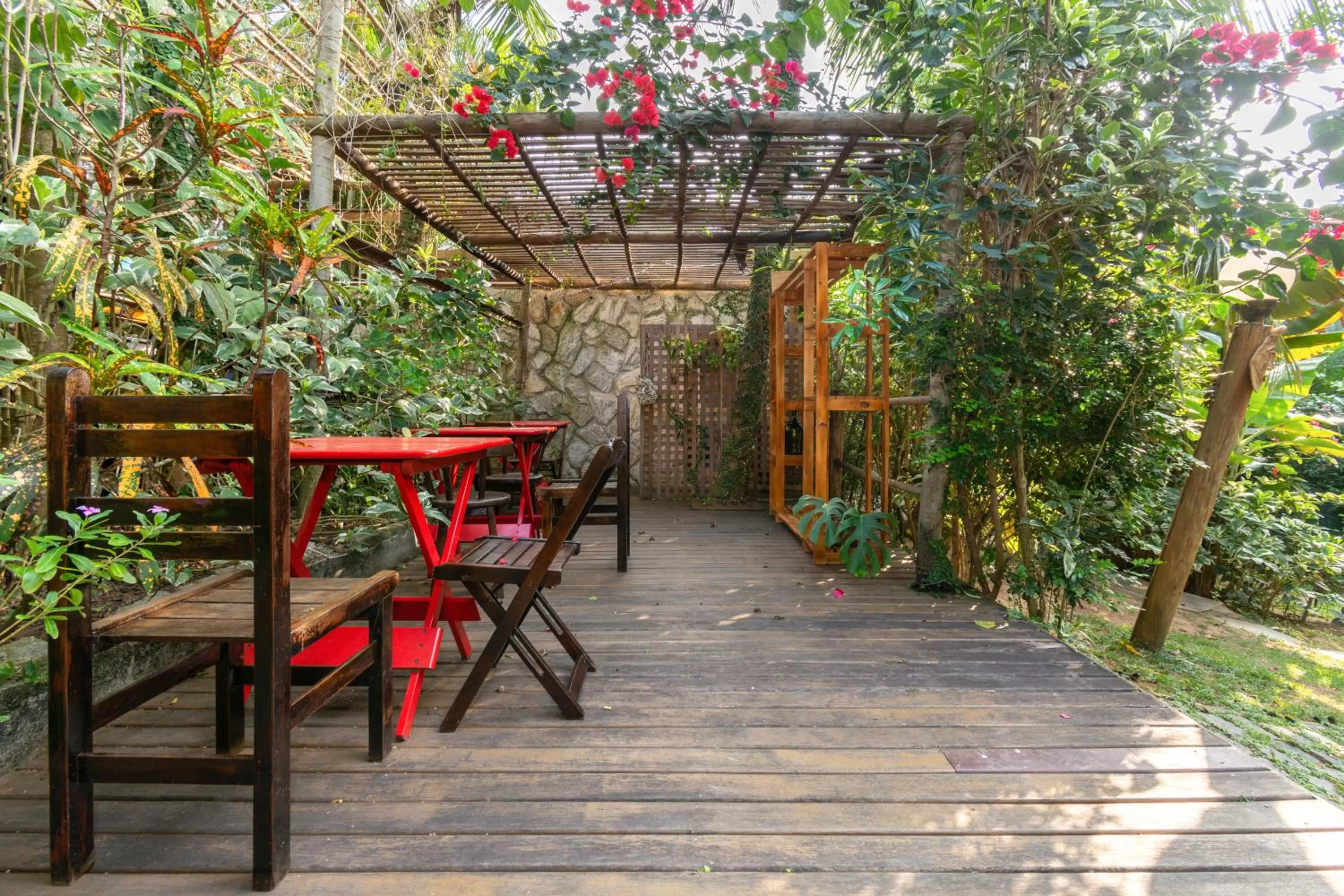 Patio in Pousada Afrika