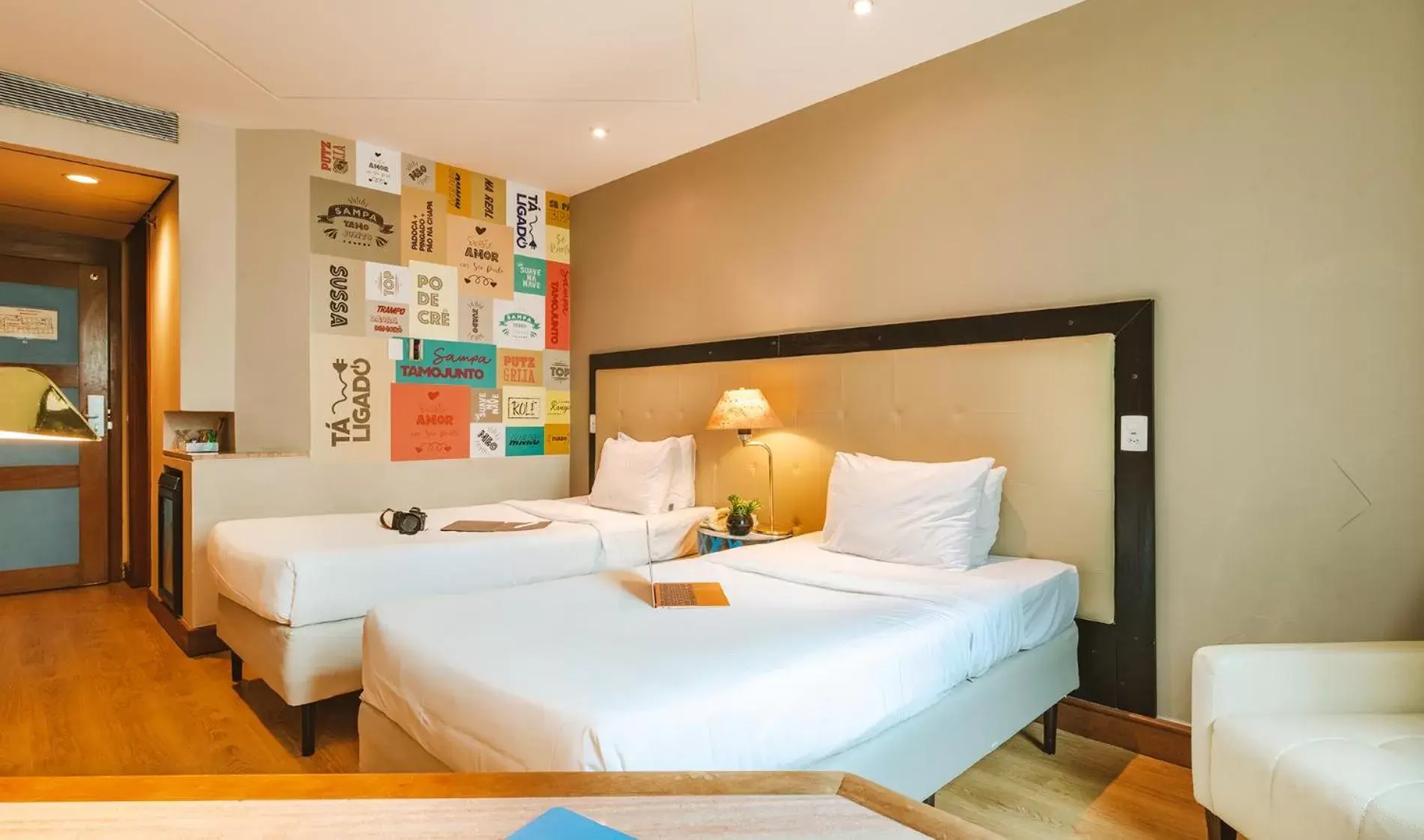 Bed in Pestana São Paulo Bed in Pestana São Paulo