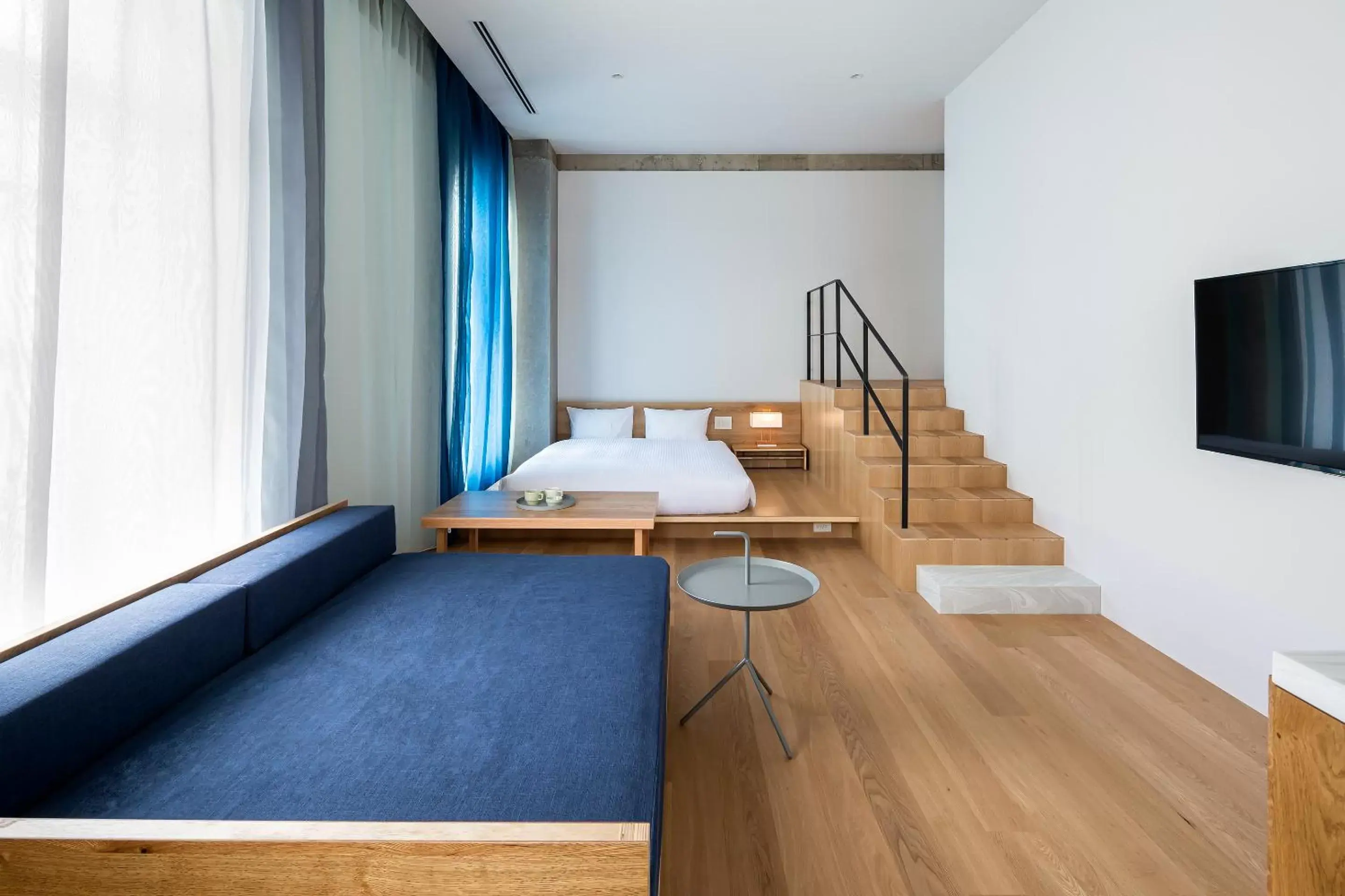 Bedroom, Bed in TSUGU Kyoto Sanjo by THE SHARE HOTELS