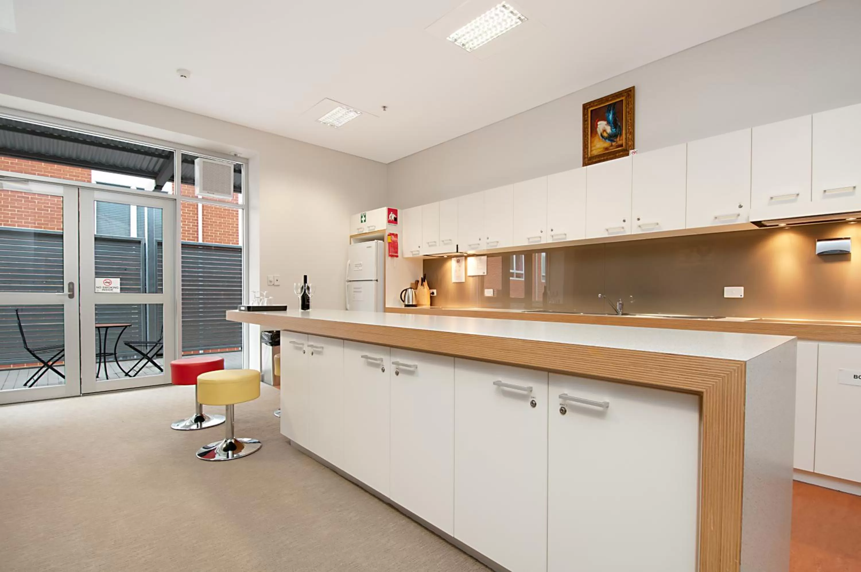 Kitchen or kitchenette in Adabco Boutique Hotel Adelaide