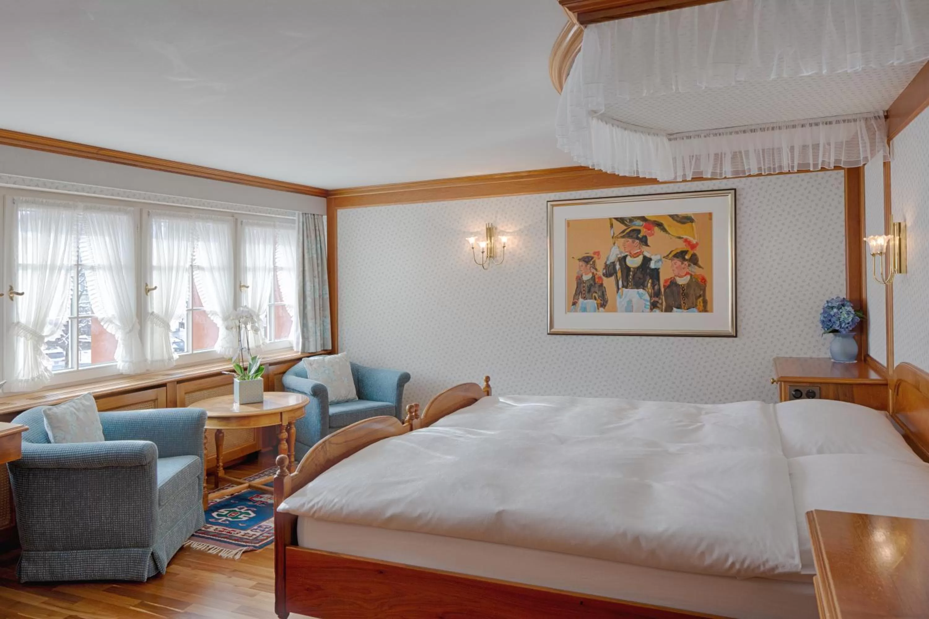 Photo of the whole room, Bed in Hotel Säntis