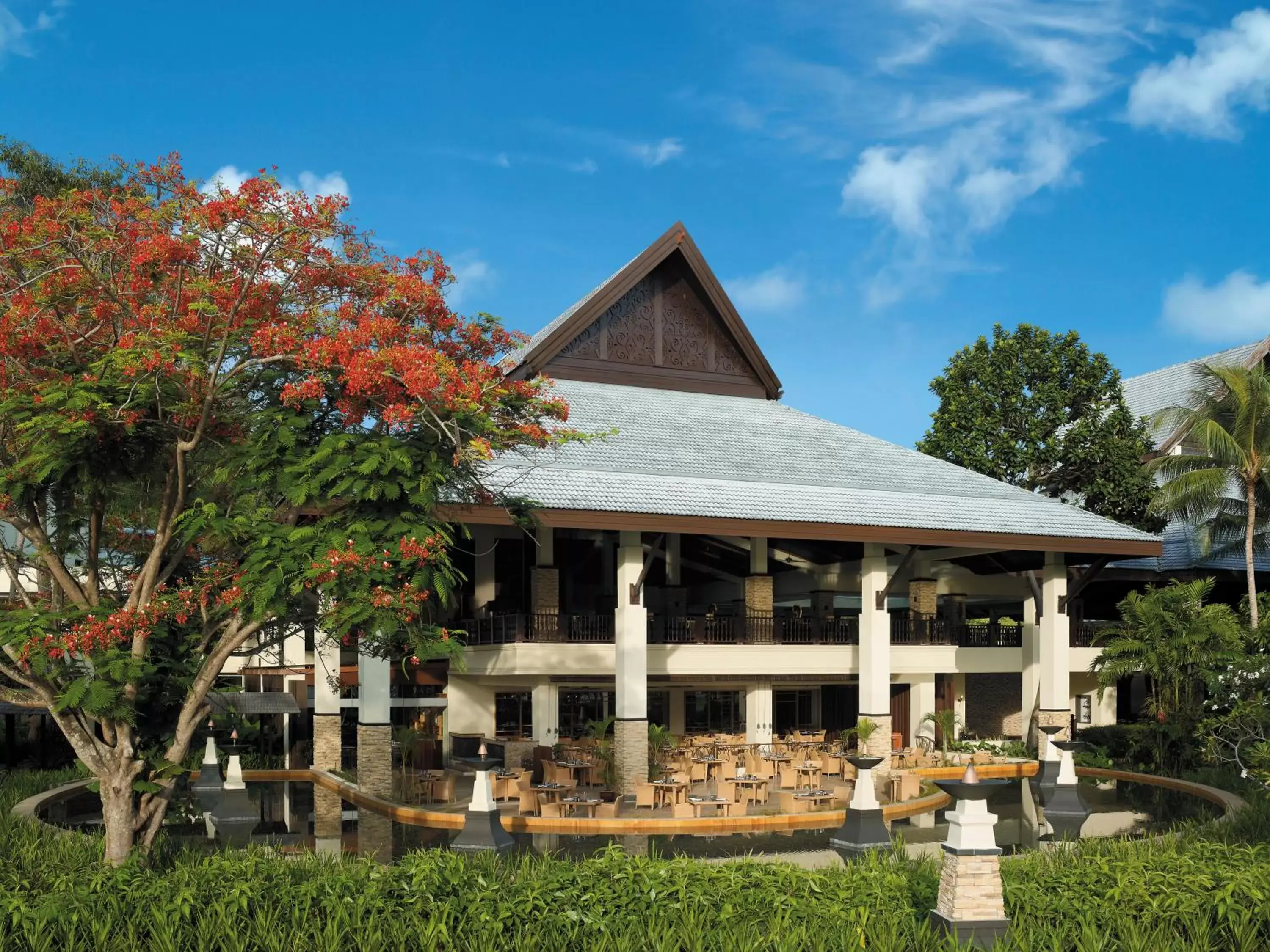 Facade/entrance, Property Building in Shangri-La Rasa Ria, Kota Kinabalu