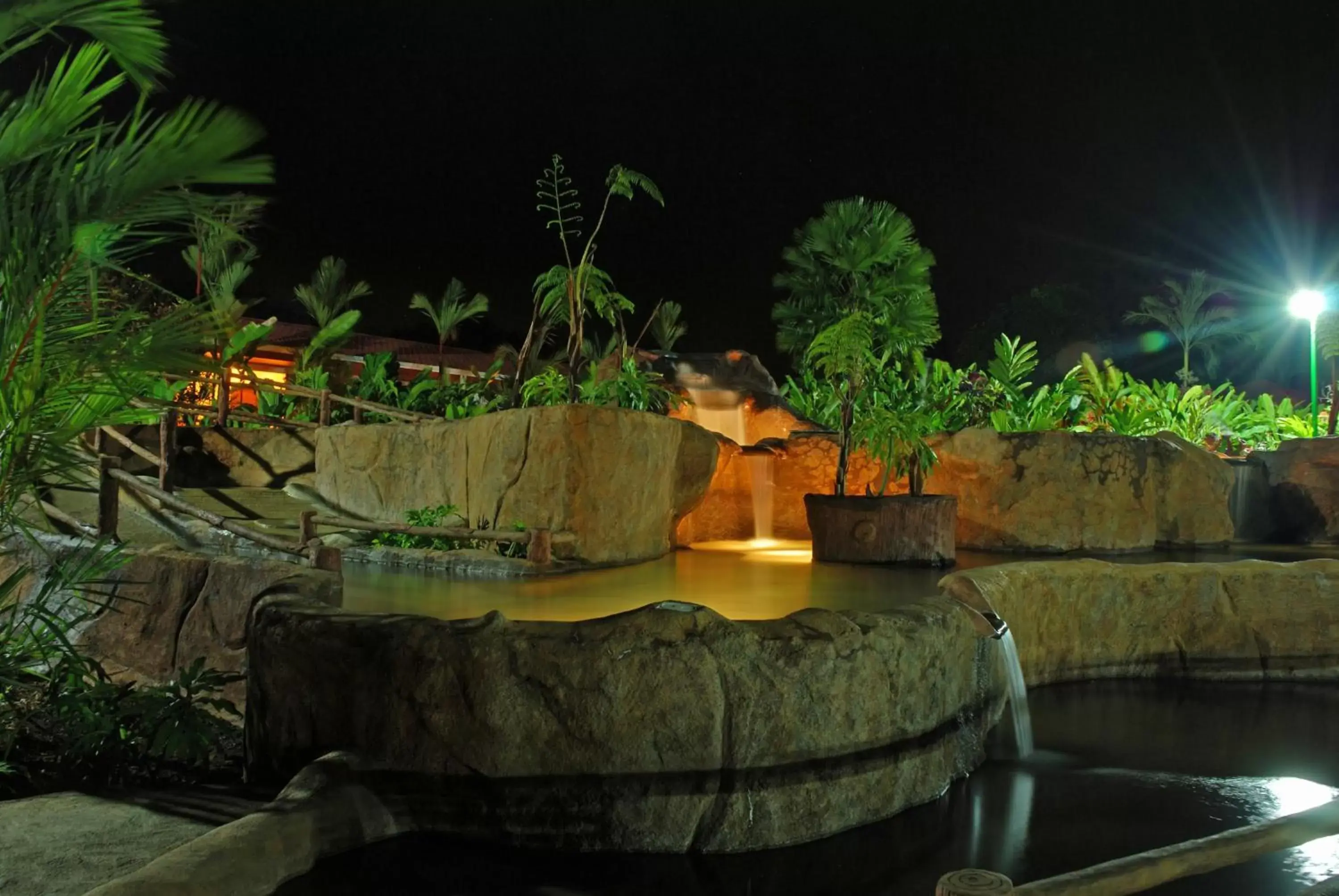 Night, Swimming Pool in Volcano Lodge, Hotel & Thermal Experience