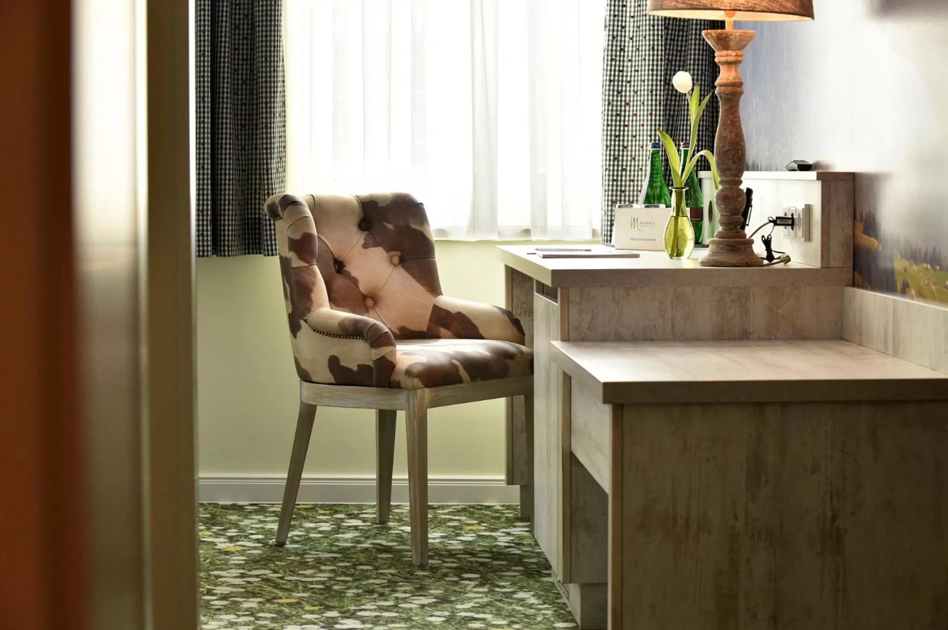 Decorative detail in MOMENTS Boutique Hotel