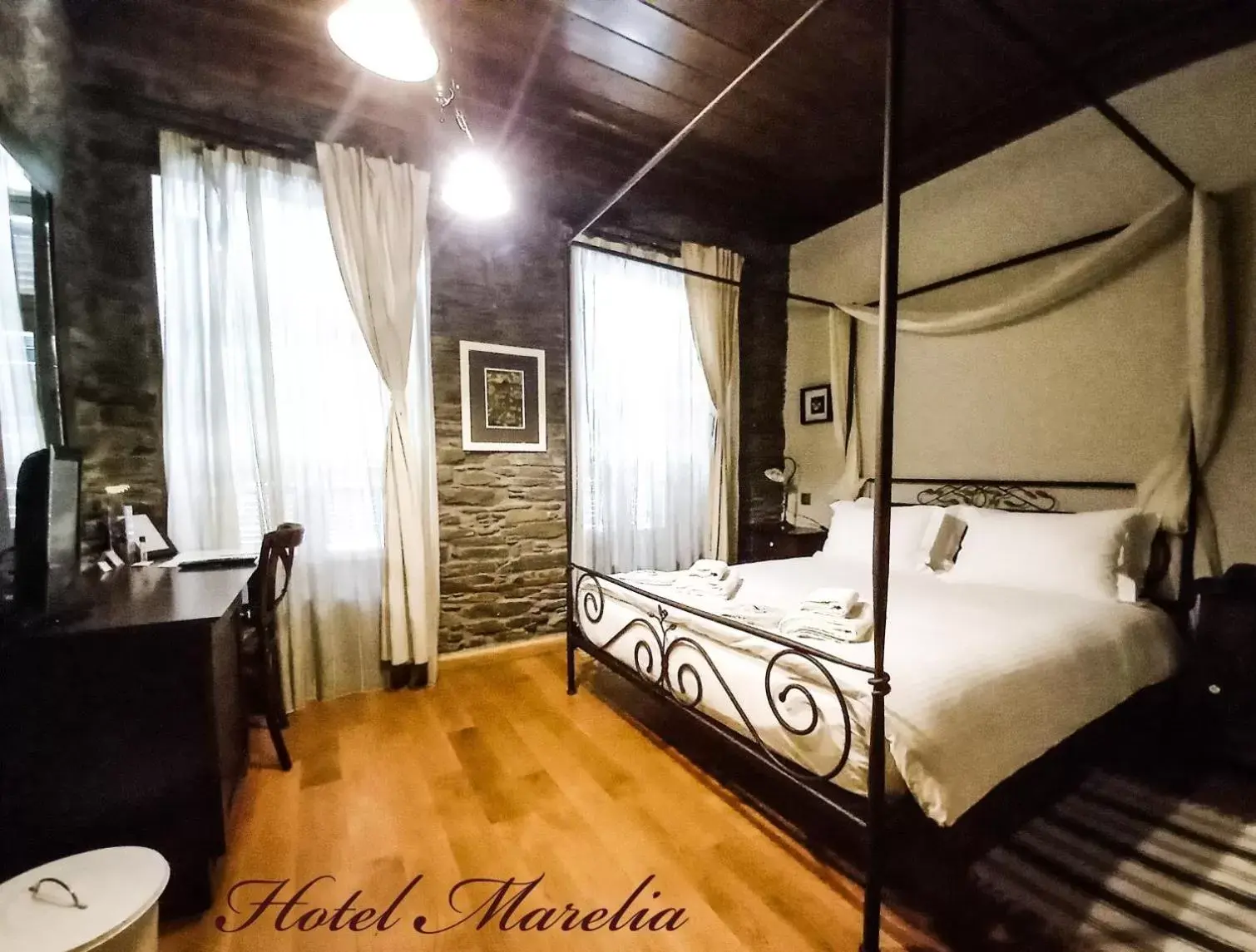 Bedroom, Bed in Marelia hotel