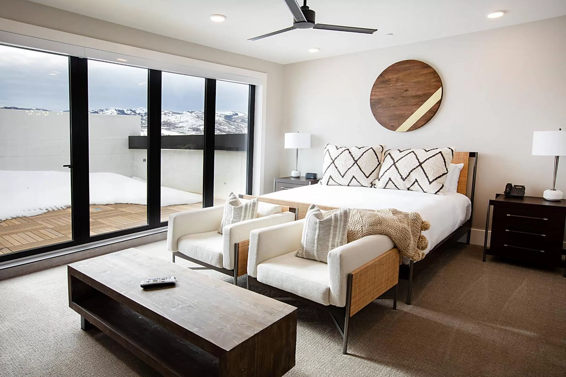 Bed in Black Rock Mountain Resort