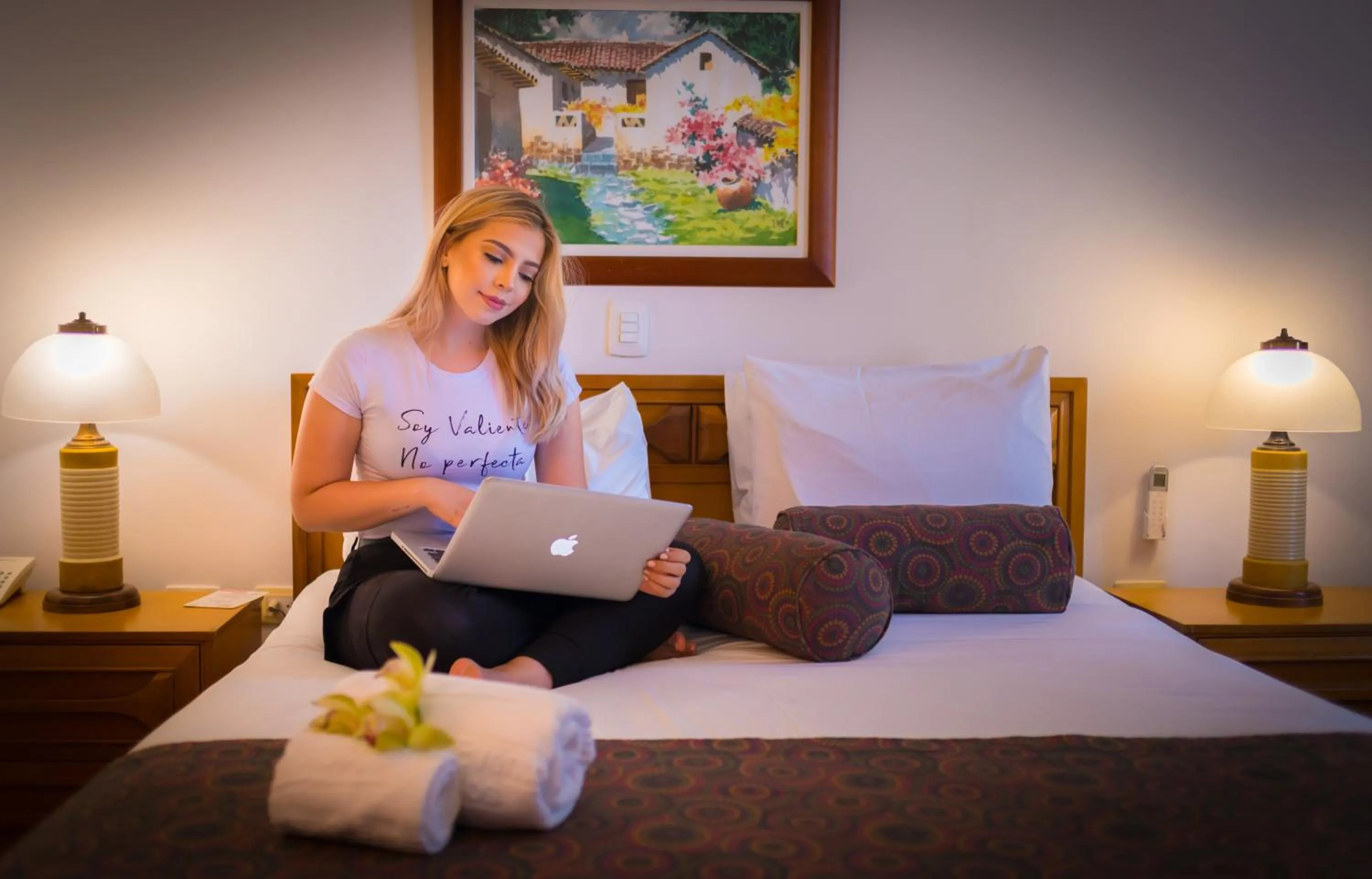 Bed in Hotel Chicala