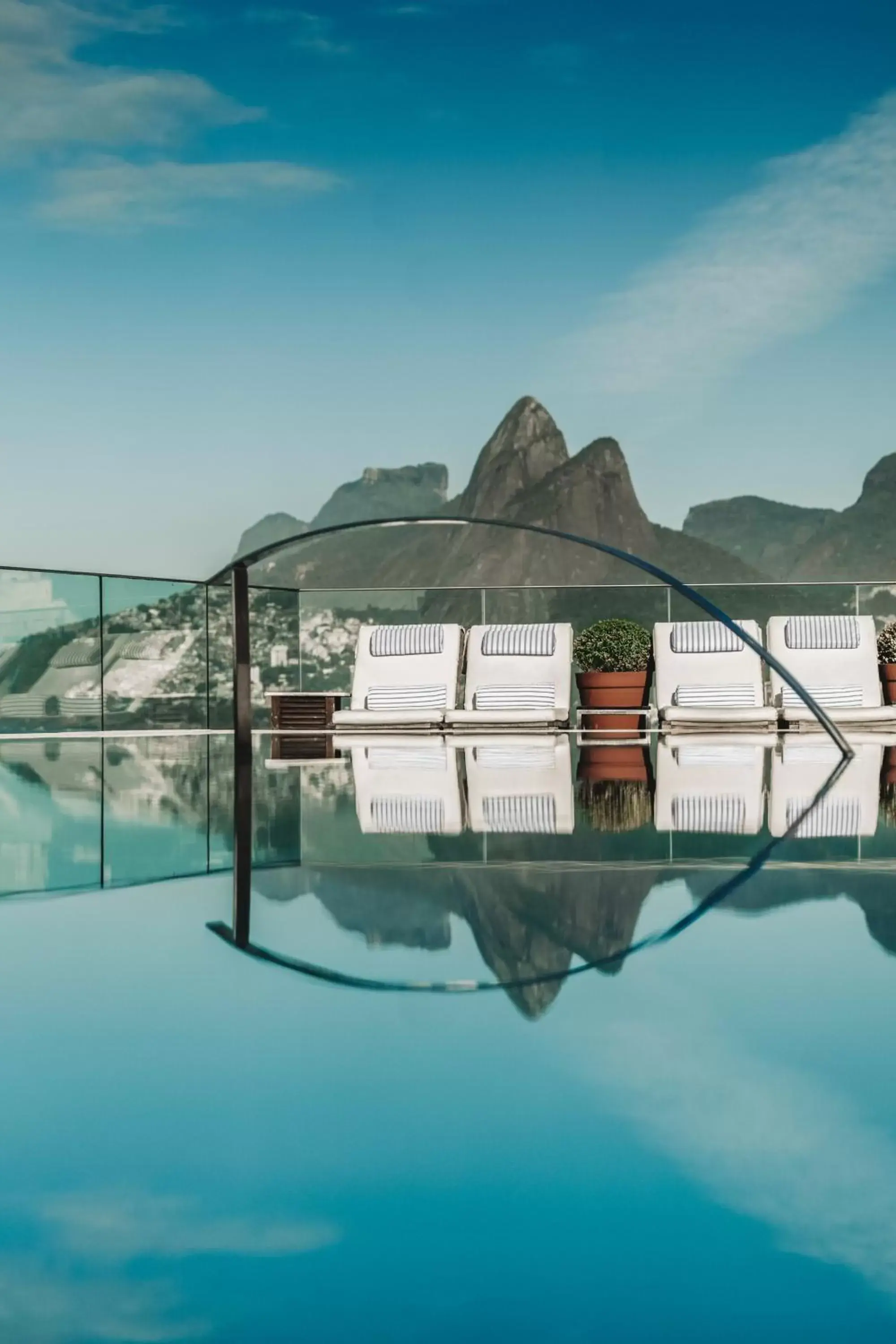 Natural landscape, Swimming Pool in Hotel Fasano Rio de Janeiro