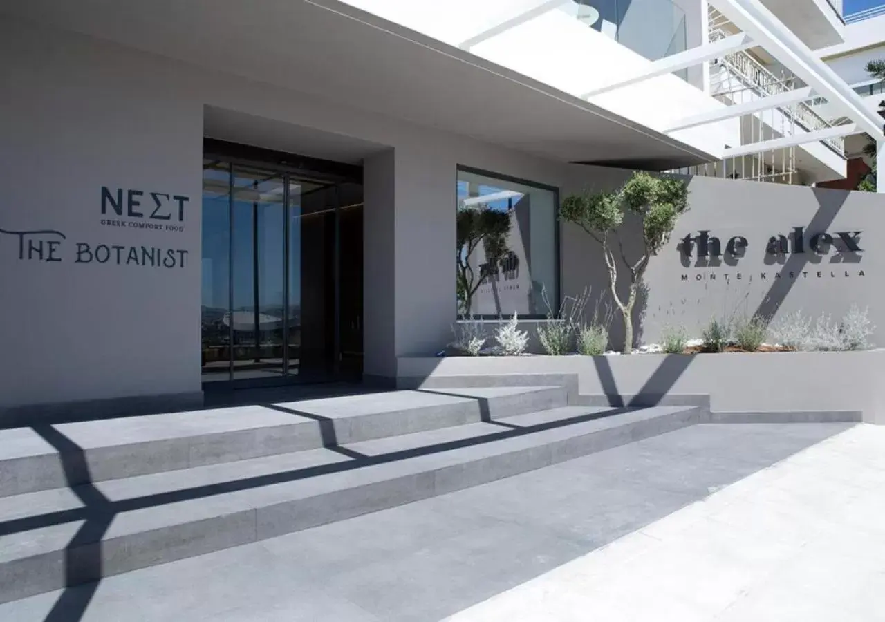 Facade/entrance in The Alex Monte Kastella, Santikos Collection Facade/entrance in The Alex Monte Kastella, Santikos Collection