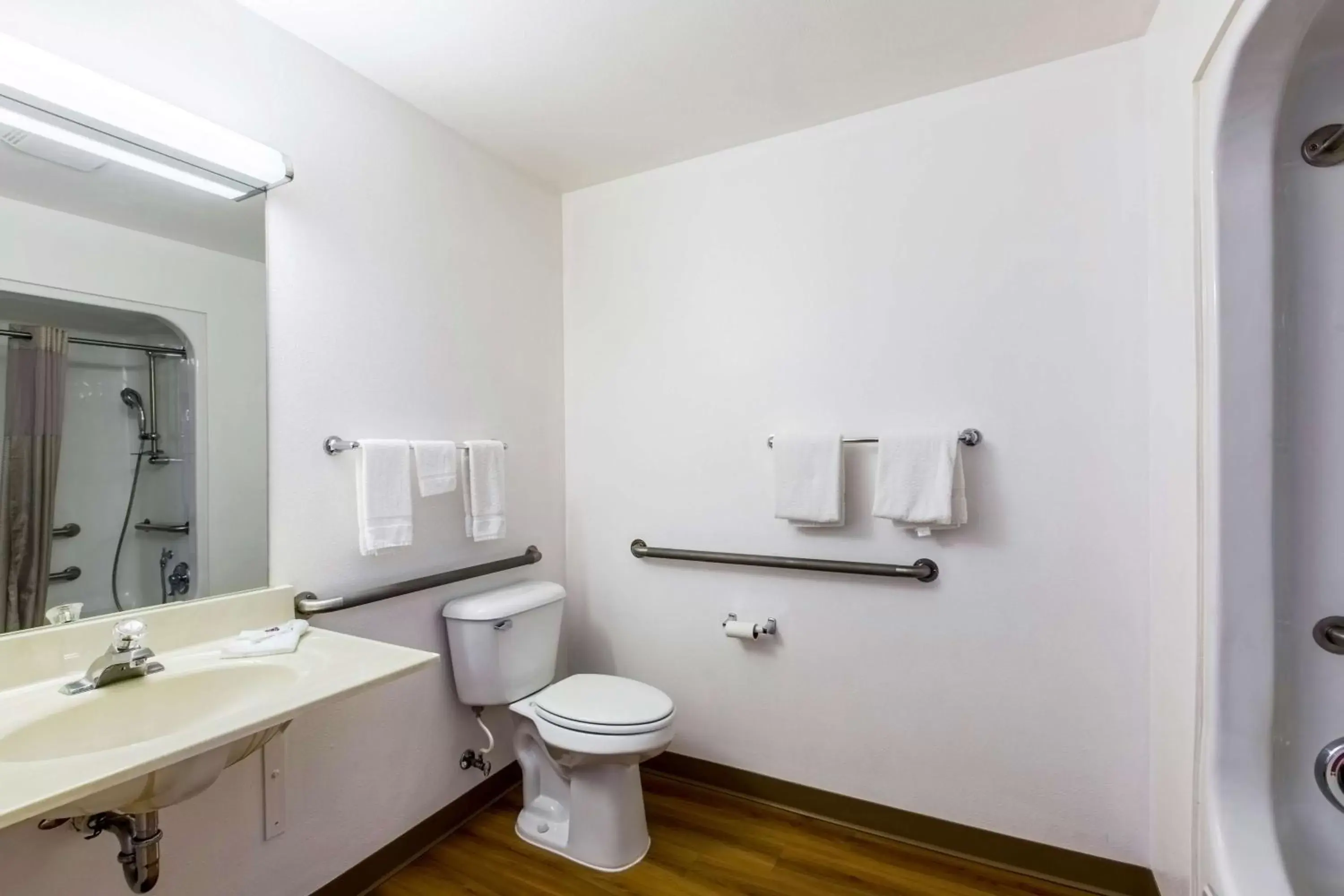 Bathroom in Motel 6-Baraboo, WI - Lake Delton