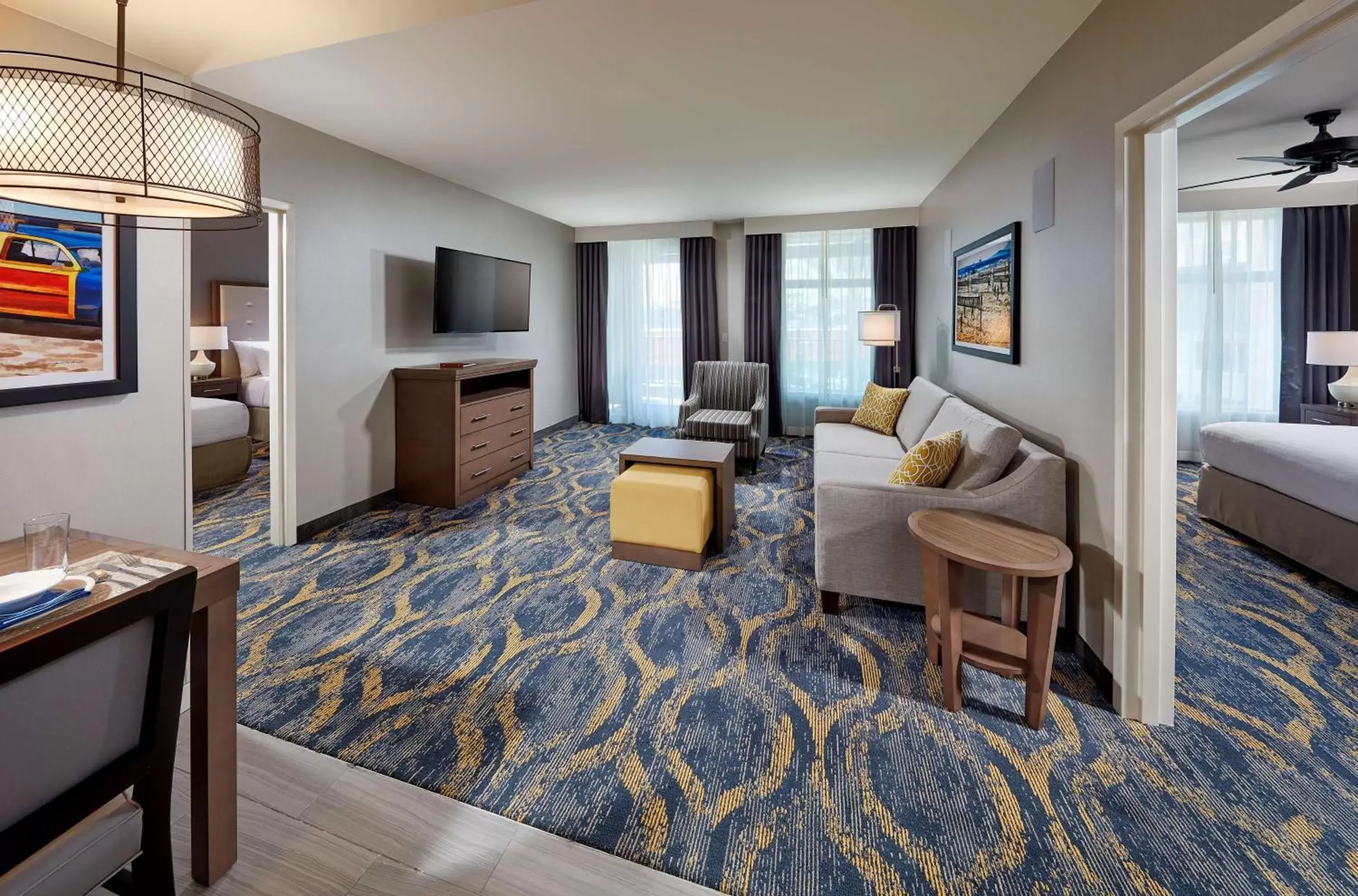 Living room, Seating Area in Homewood Suites By Hilton Los Angeles Redondo Beach