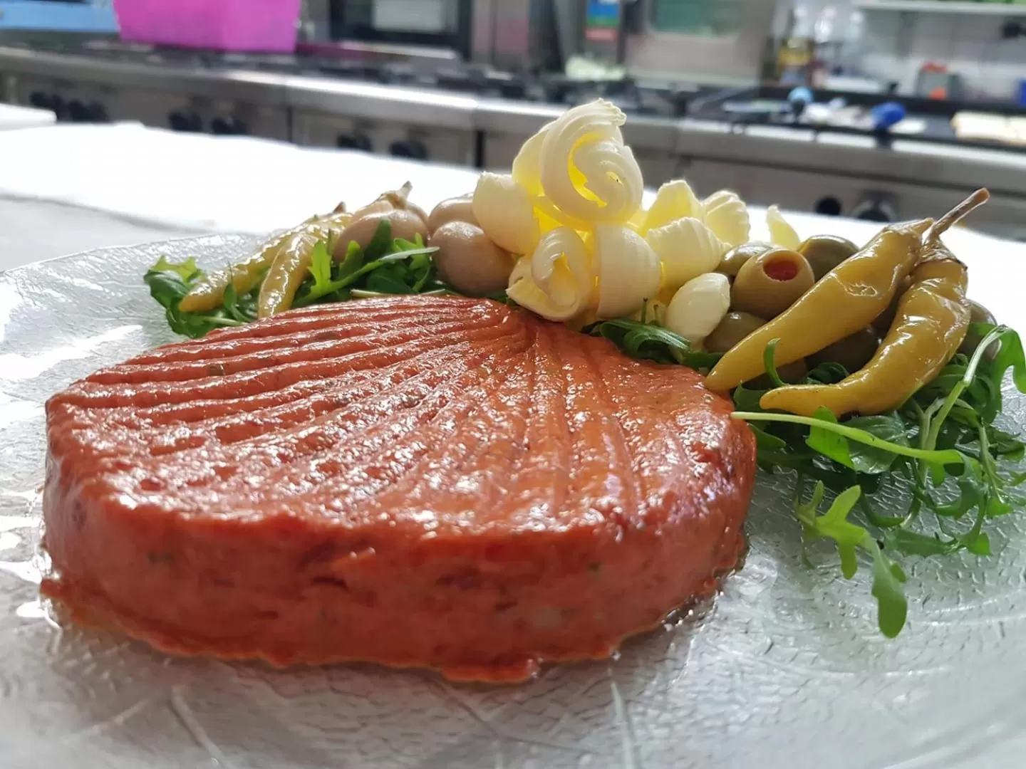 Food close-up in Gostisce Jezero